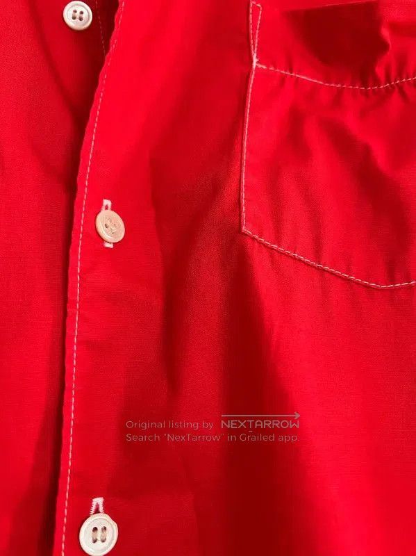 Comme des Garcons Comme des Garçons Red Cotton T-Shirt for Women . Size M / US 6-8 / IT 42-44 - 3 Thumbnail
