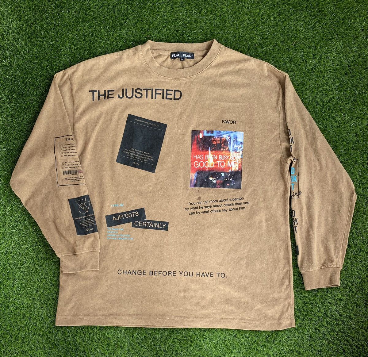 Japanese Brand Place Plan Long Sleeve Photo Tee Size US L / EU 52-54 / 3 - 1 Thumbnail