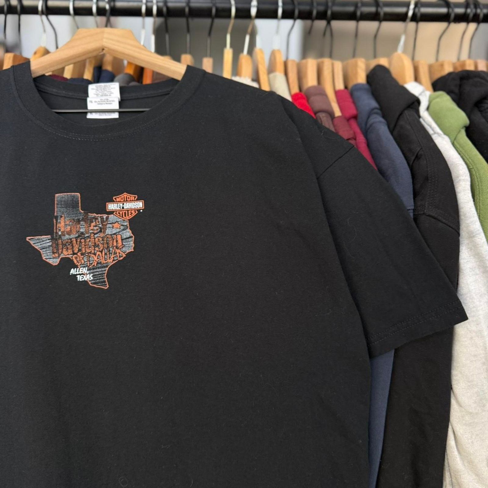 Harley Davidson Vintage Harley Davidson Texas Biker T-Shirt Size US XL / EU 56 / 4 - 3 Thumbnail