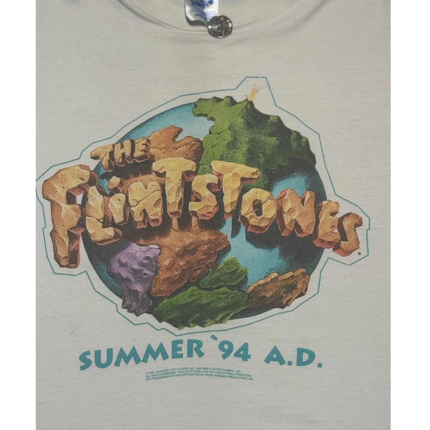 Hanes Vintage 1994 The Flintstones Movie Promo T-Shirt XL Hanes Size US XL / EU 56 / 4 - 3 Thumbnail