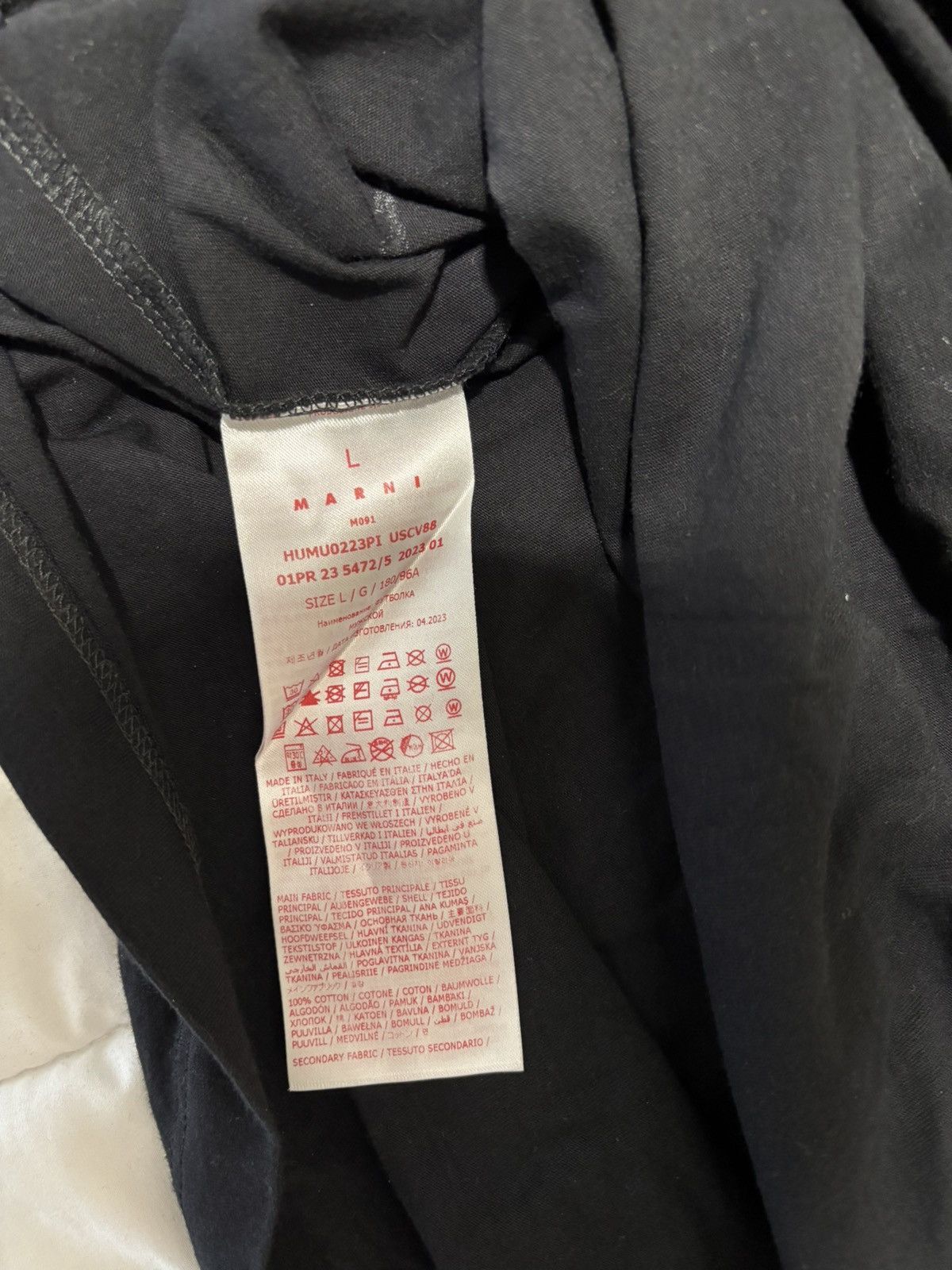 Marni marni logo Size US L / EU 52-54 / 3 - 5 Thumbnail