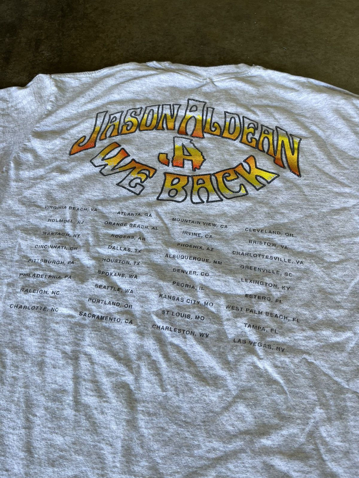 Band Tees Jason Aldean We Back Country Band Tee Size US M / EU 48-50 / 2 - 4 Thumbnail