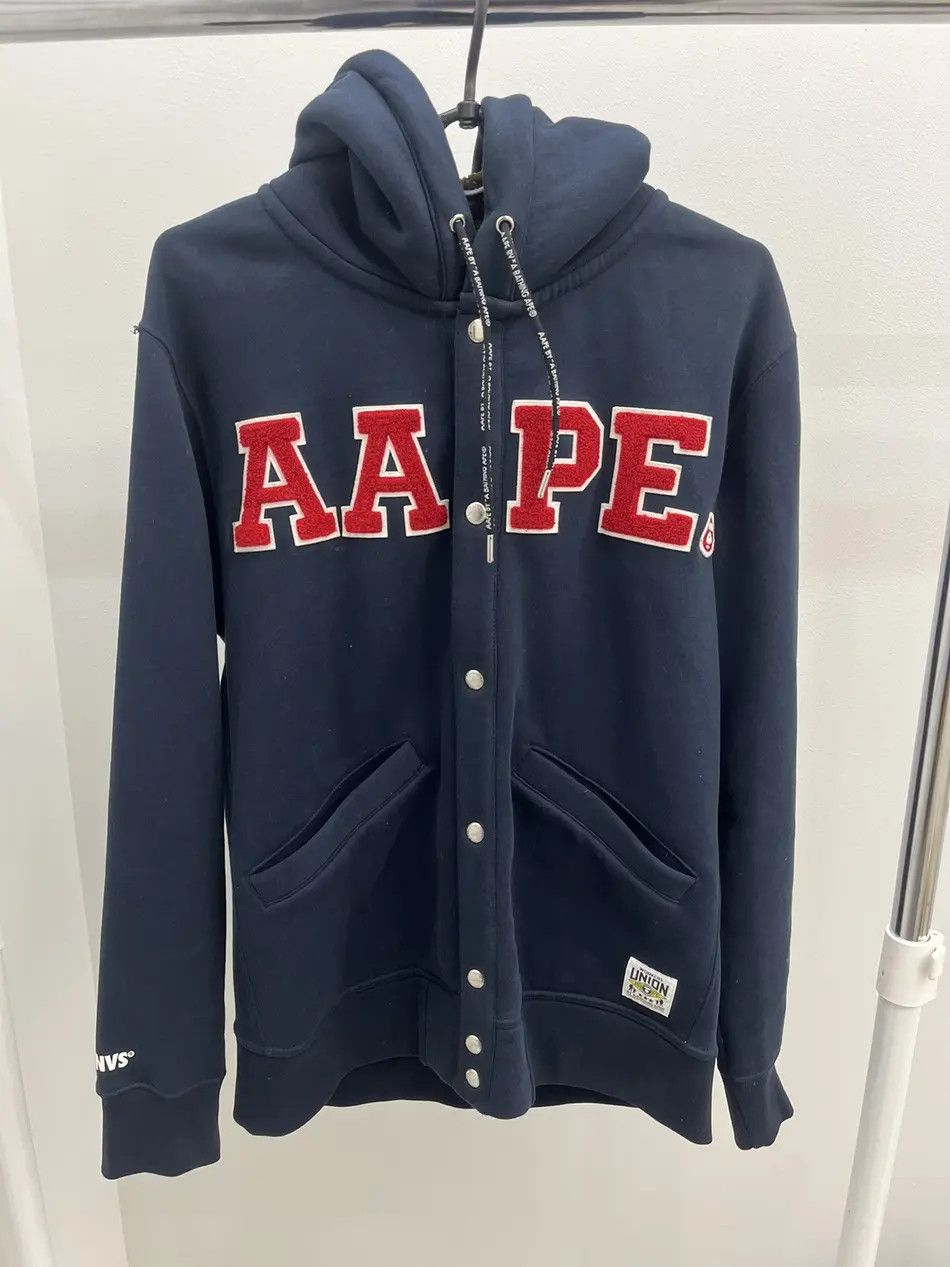 Aape Aape By Bathing Ape Plush Logo Hood Bomber Size US L / EU 52-54 / 3 - 1 Thumbnail
