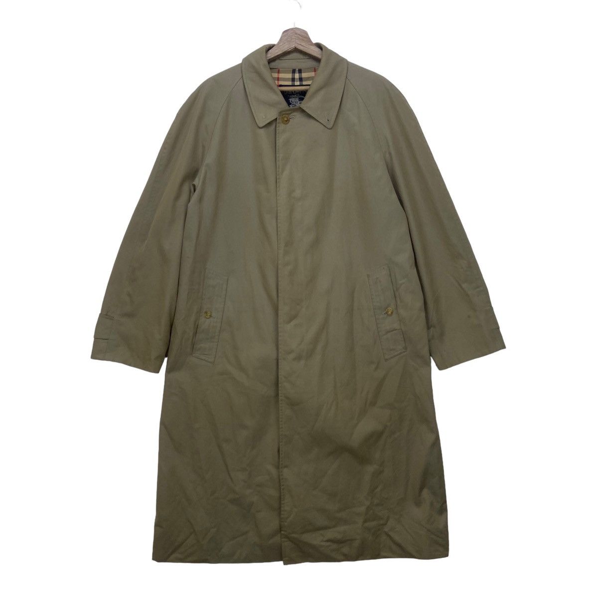 Burberry Prorsum Vintage Burberrys Prorsum Nova Check Trench Coat Size US M / EU 48-50 / 2 - 2 Thumbnail