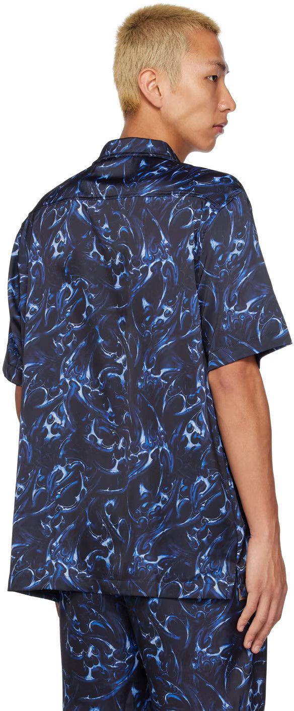 Acne Studios NWT 50/L - Chrome Tribal Printed Summer Shirt Size US L / EU 52-54 / 3 - 2 Thumbnail