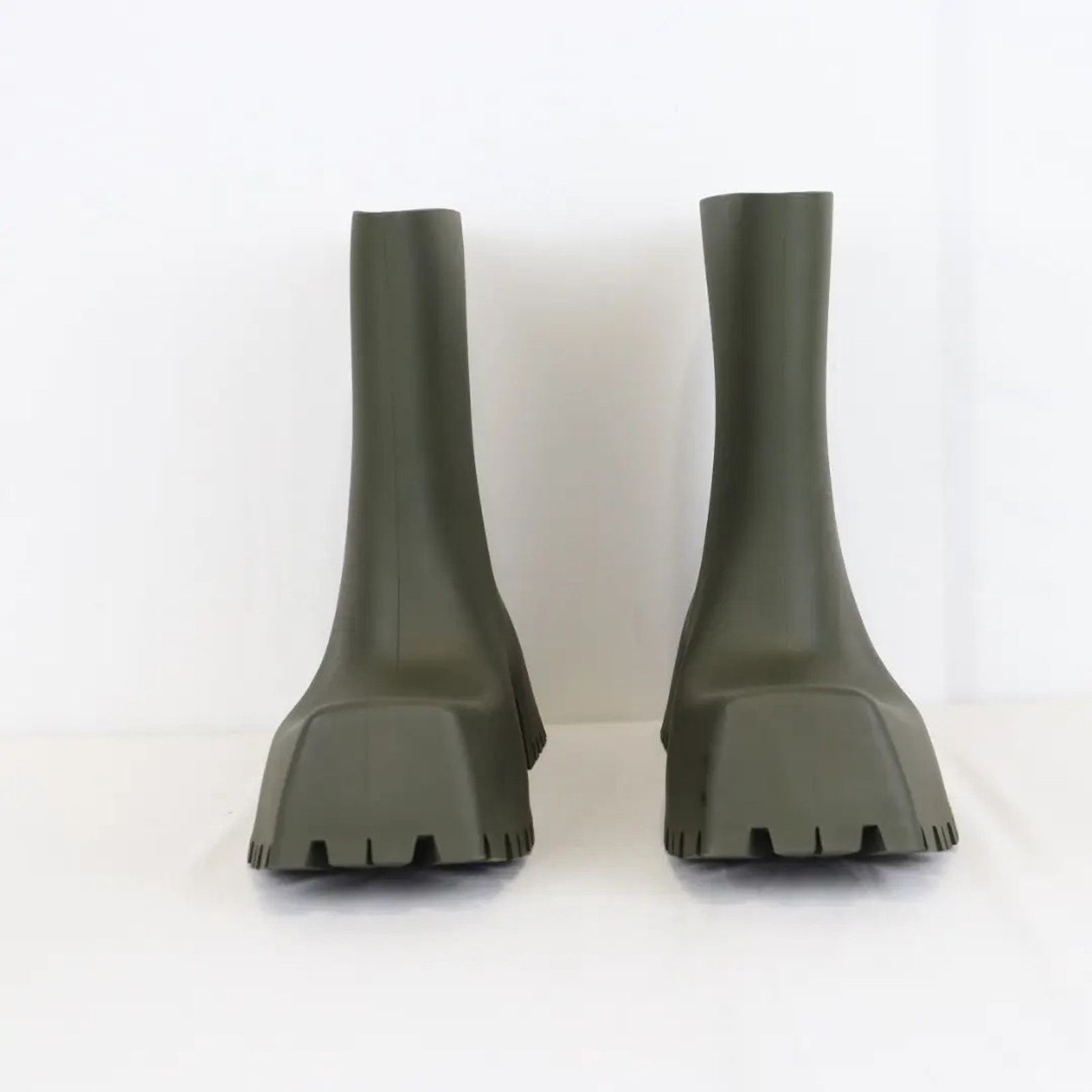 Balenciaga o1rshd1 Q:2 / Trooper Rubber Boots in Kaki Size US 9 / EU 42 - 7 Thumbnail