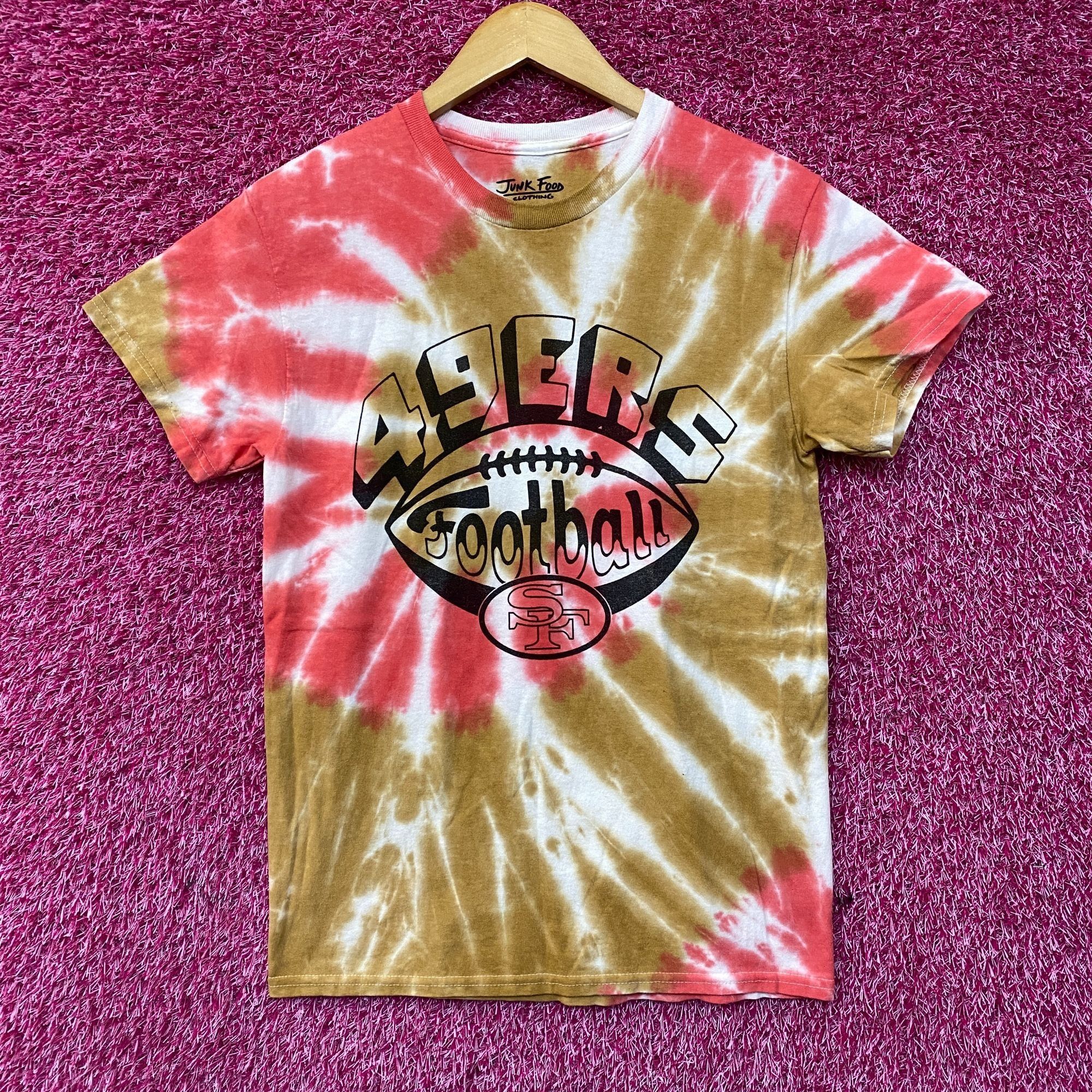 NFL San Francisco 49ers Football Tie-Dye T-Shirt Extra Small Size US XS / EU 42 / 0 - 1 Thumbnail