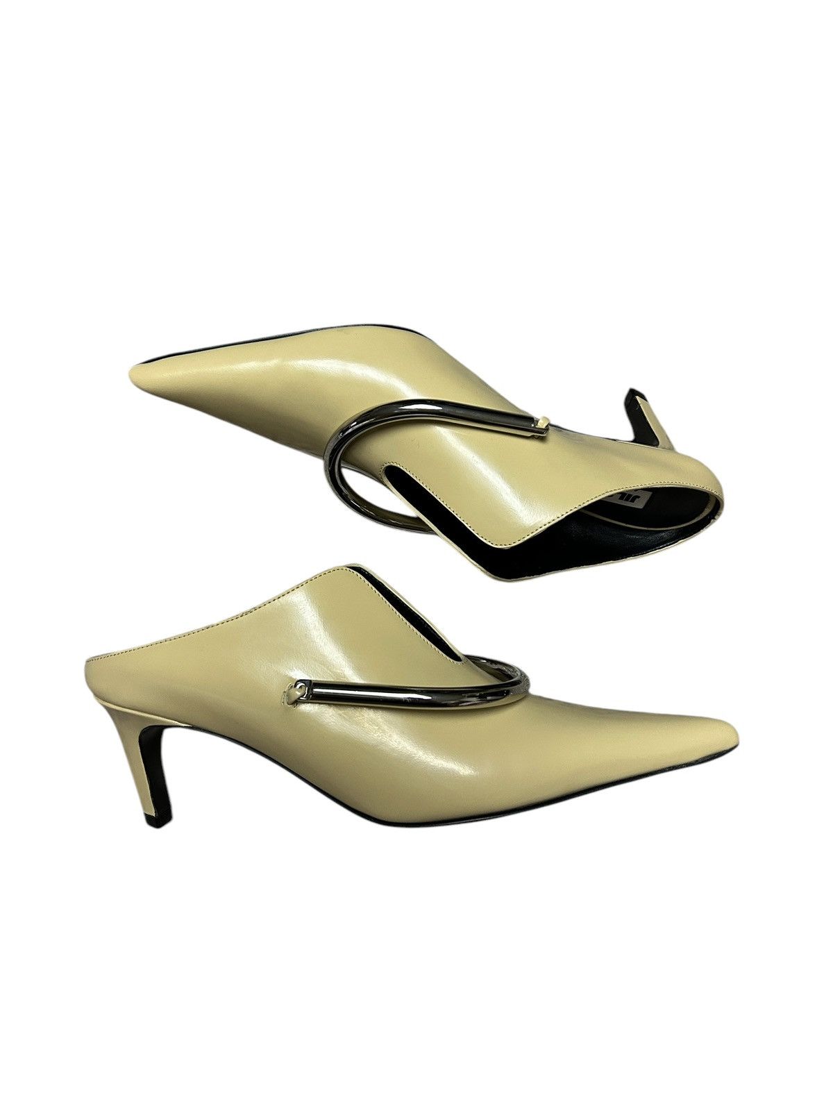 Jil Sander Shiny Spazzolato Heel Size US 6.5 / IT 36.5 - 3 Thumbnail