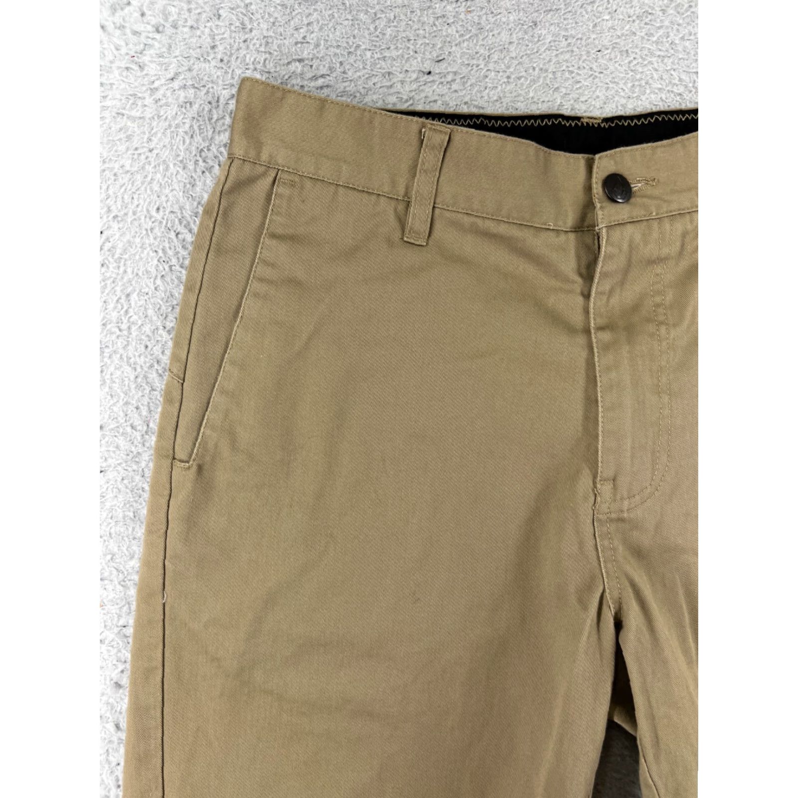 Volcom Volcom Mens Shorts 29 Beige Chino Canvas Beach Casual Cotton Blend Size US 29 - 7 Thumbnail