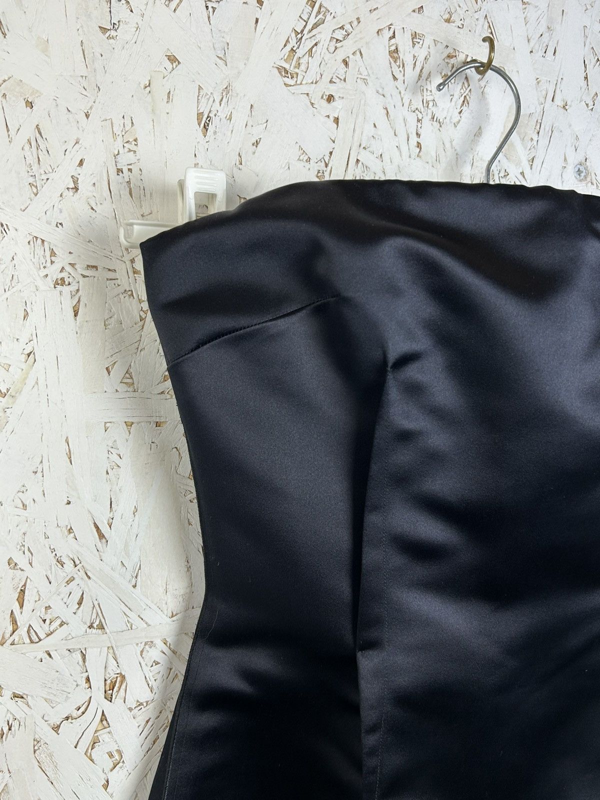 Dolce & Gabbana Dolce & Gabbana Strapless Silk Satin Corset Dress Black 42 Size M / US 6-8 / IT 42-44 - 3 Thumbnail