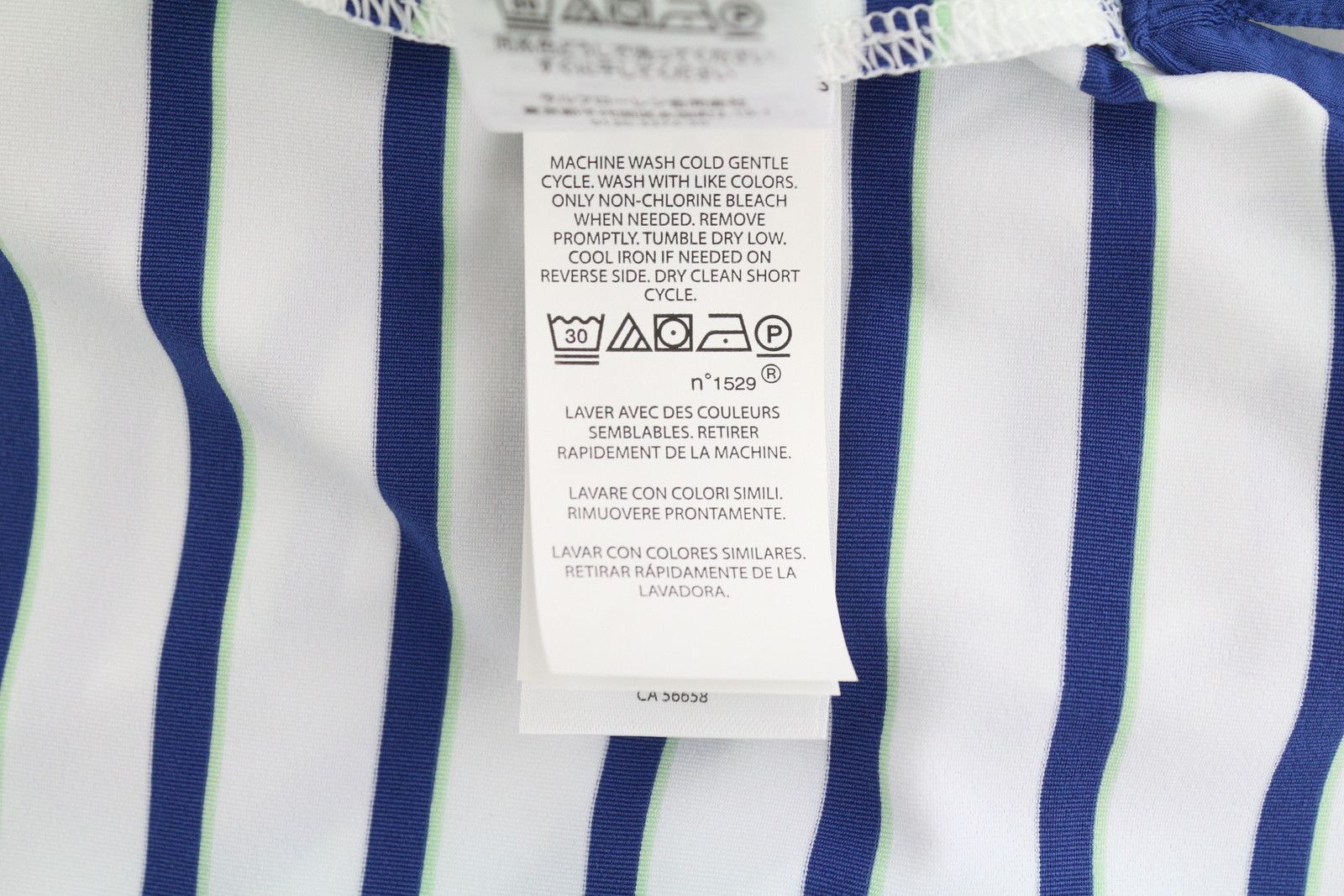 RLX Ralph Lauren GOLF XL White Striped Polo Tee 84553 Size US XL / EU 56 / 4 - 10 Thumbnail