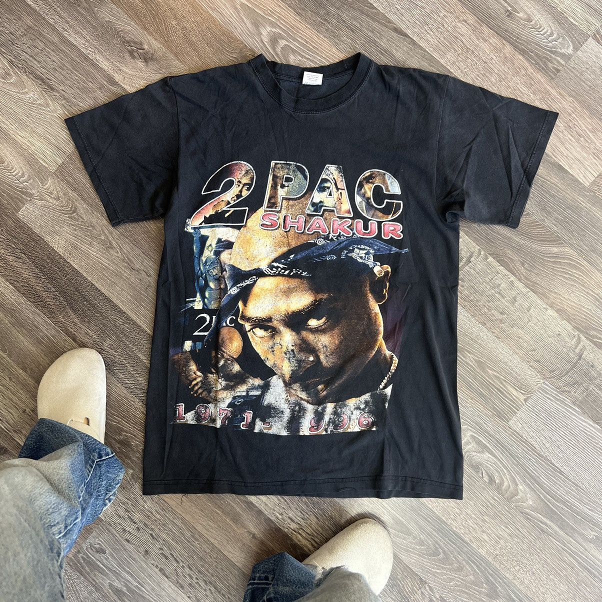 Rap Tees 90s Tupac Rap Tee faded thrashed Size US L / EU 52-54 / 3 - 4 Thumbnail