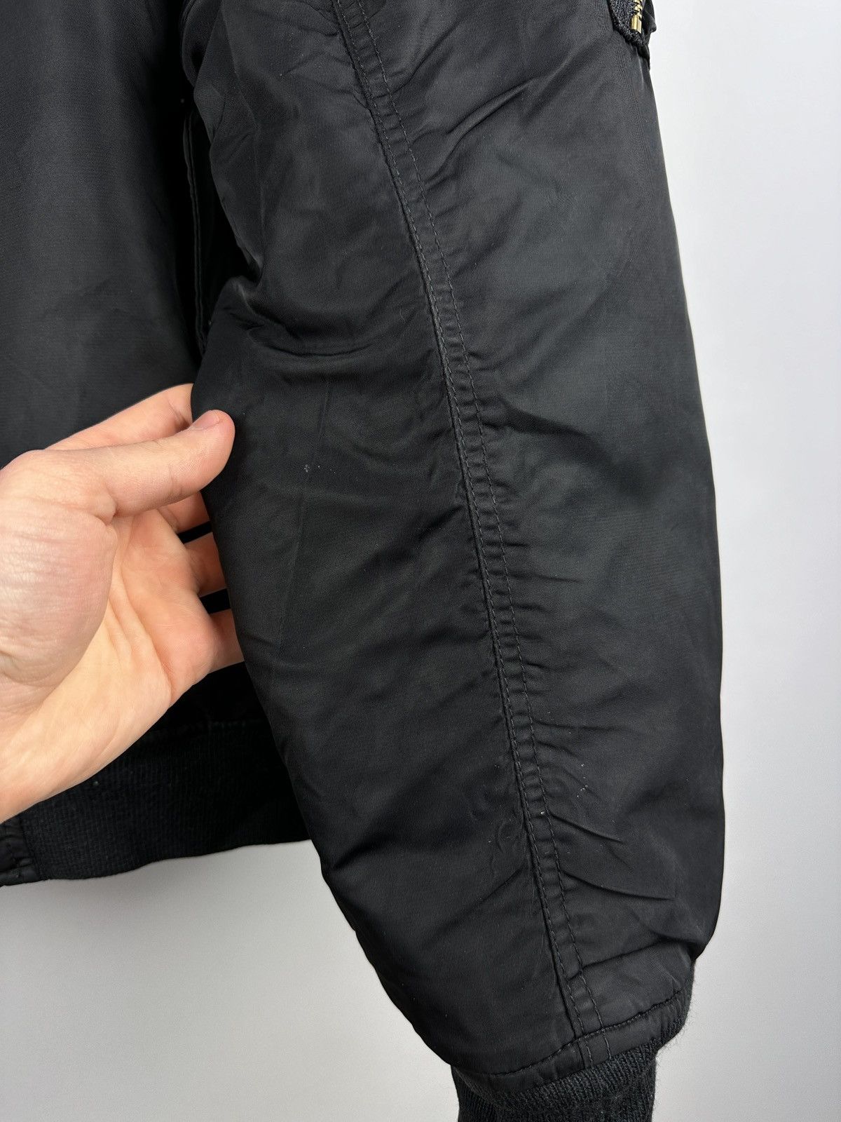 Vintage Vintage MA 1 Intermediate Full Zip Bomber Jacket Size US XL / EU 56 / 4 - 7 Thumbnail