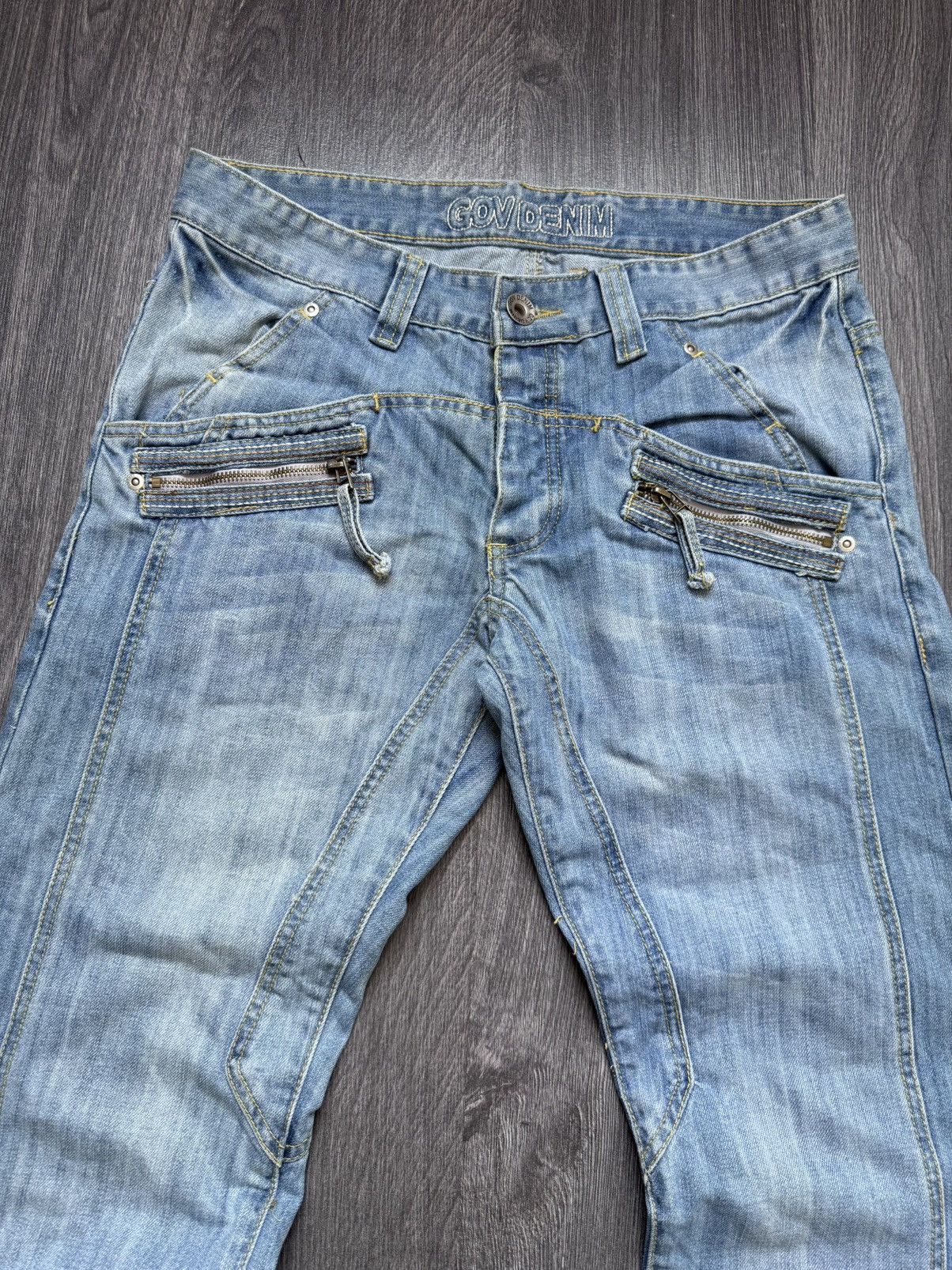 G-Star × Japanese Brand × Vintage Y2K Vintage Japanese Avantgarde if6was9 style denim pants Size US 33 - 2 Thumbnail