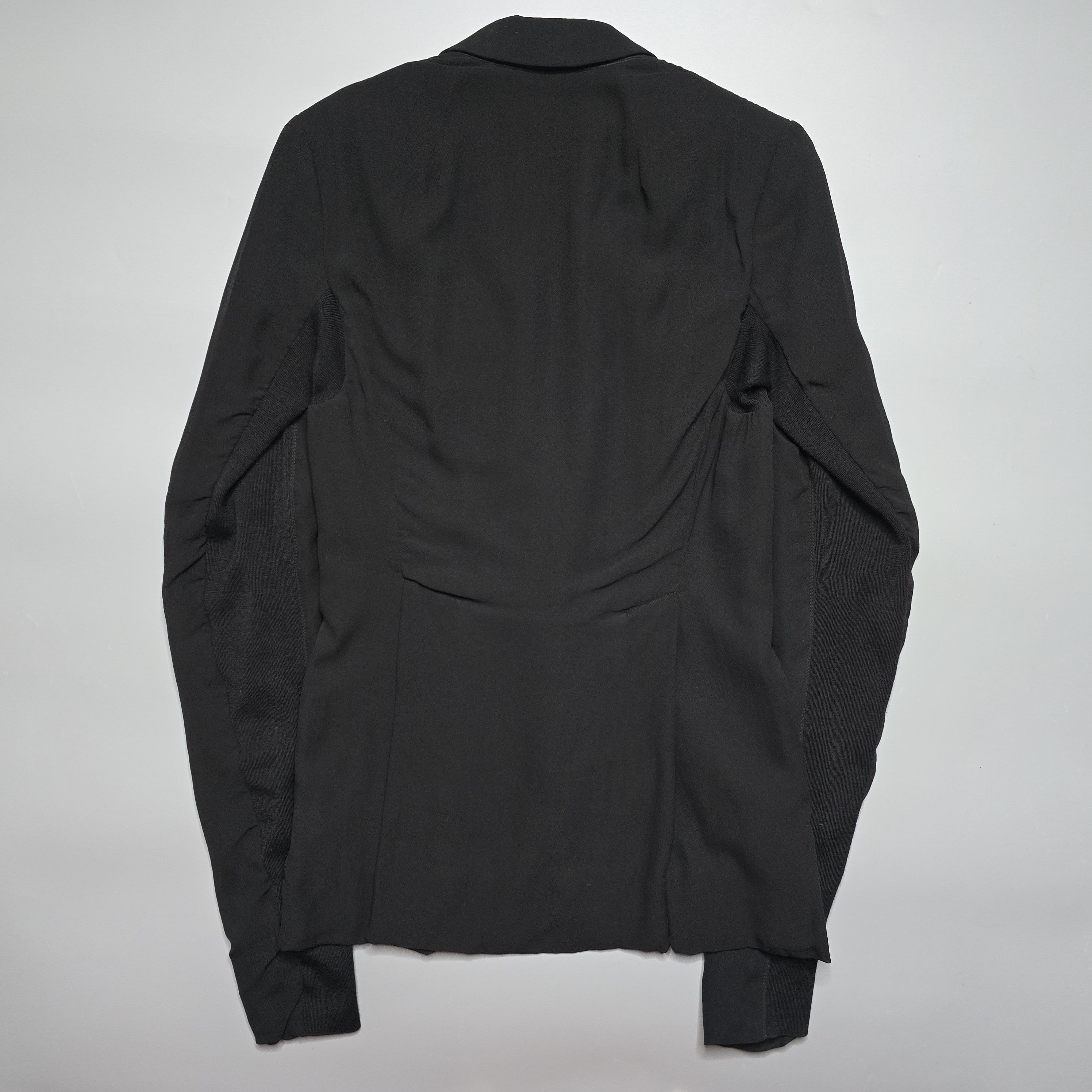 Rick Owens Rick Owens - SS09 Strutter Silk Crepe Blazer Jacket Size XS / US 0-2 / IT 36-38 - 2 Thumbnail