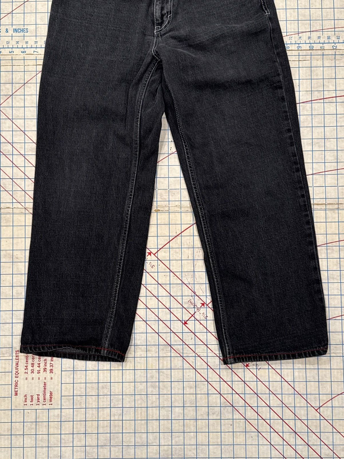 Avirex Avirex Black Denim Embroidered Back Pockets Fits 30x26 Black Size US 30 / EU 46 - 8 Thumbnail