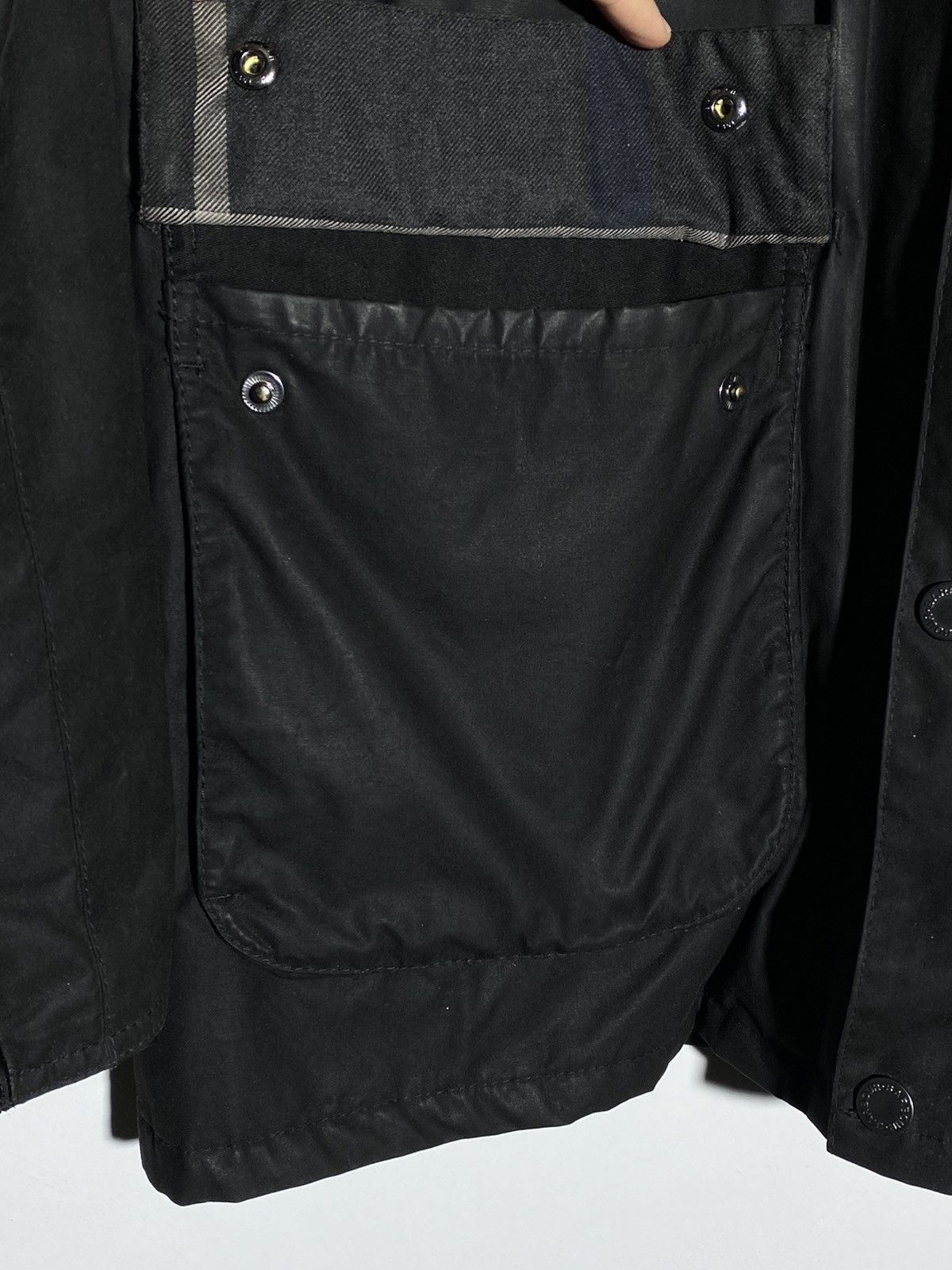 Barbour Barbour Strathyre Wax Jacket Men’s Black England Size US XL / EU 56 / 4 - 12 Thumbnail