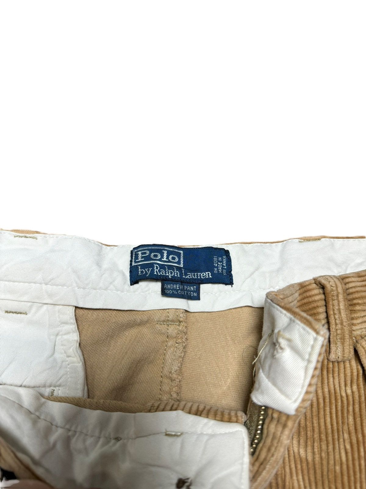 Vintage VINTAGE POLO RALPH LAUREN CORDUROY PANTS Size US 34 / EU 50 - 5 Thumbnail