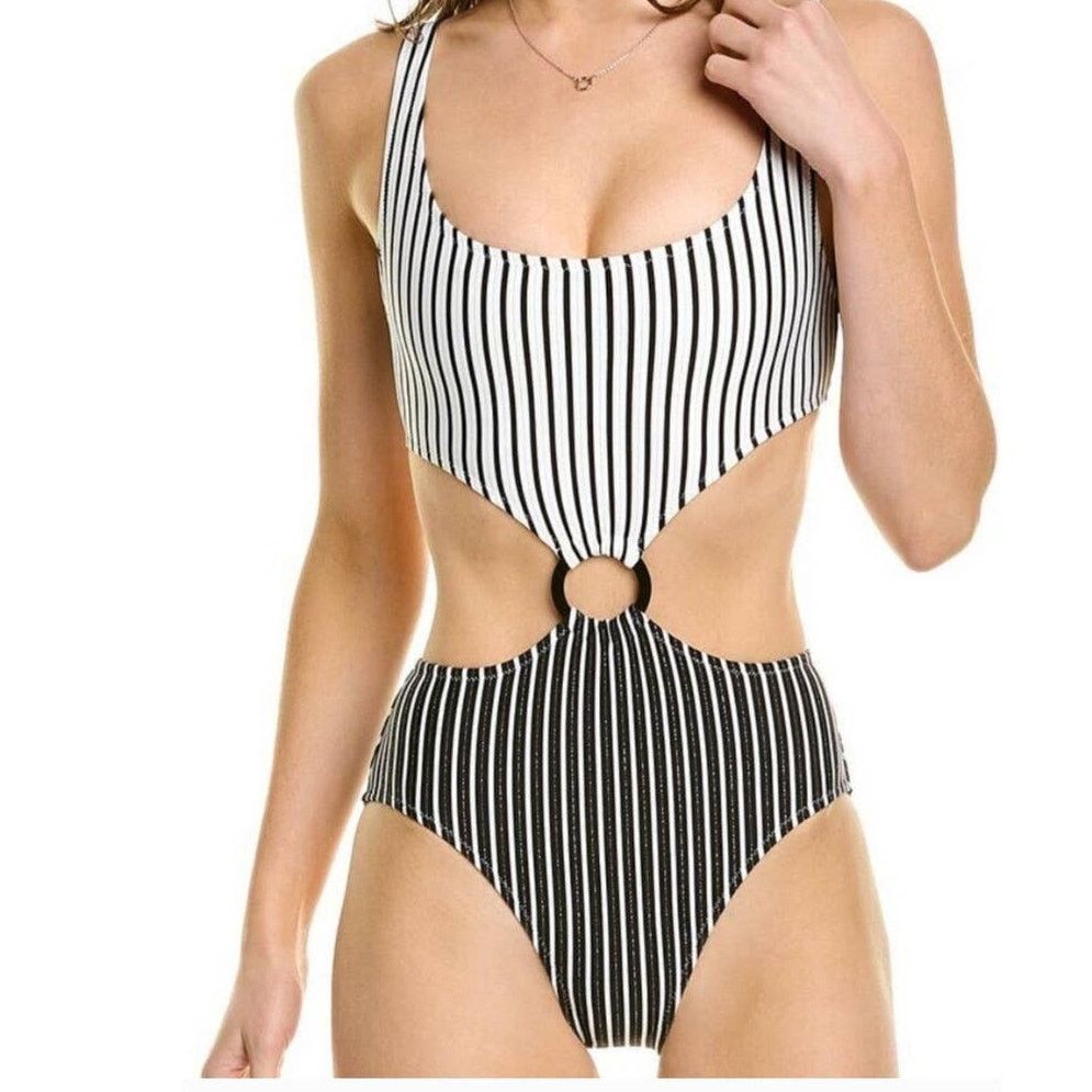 Free People New Free People Solid&Striped The Bailey One-Piece Swimsuit Size M / US 6-8 / IT 42-44 - 5 Thumbnail