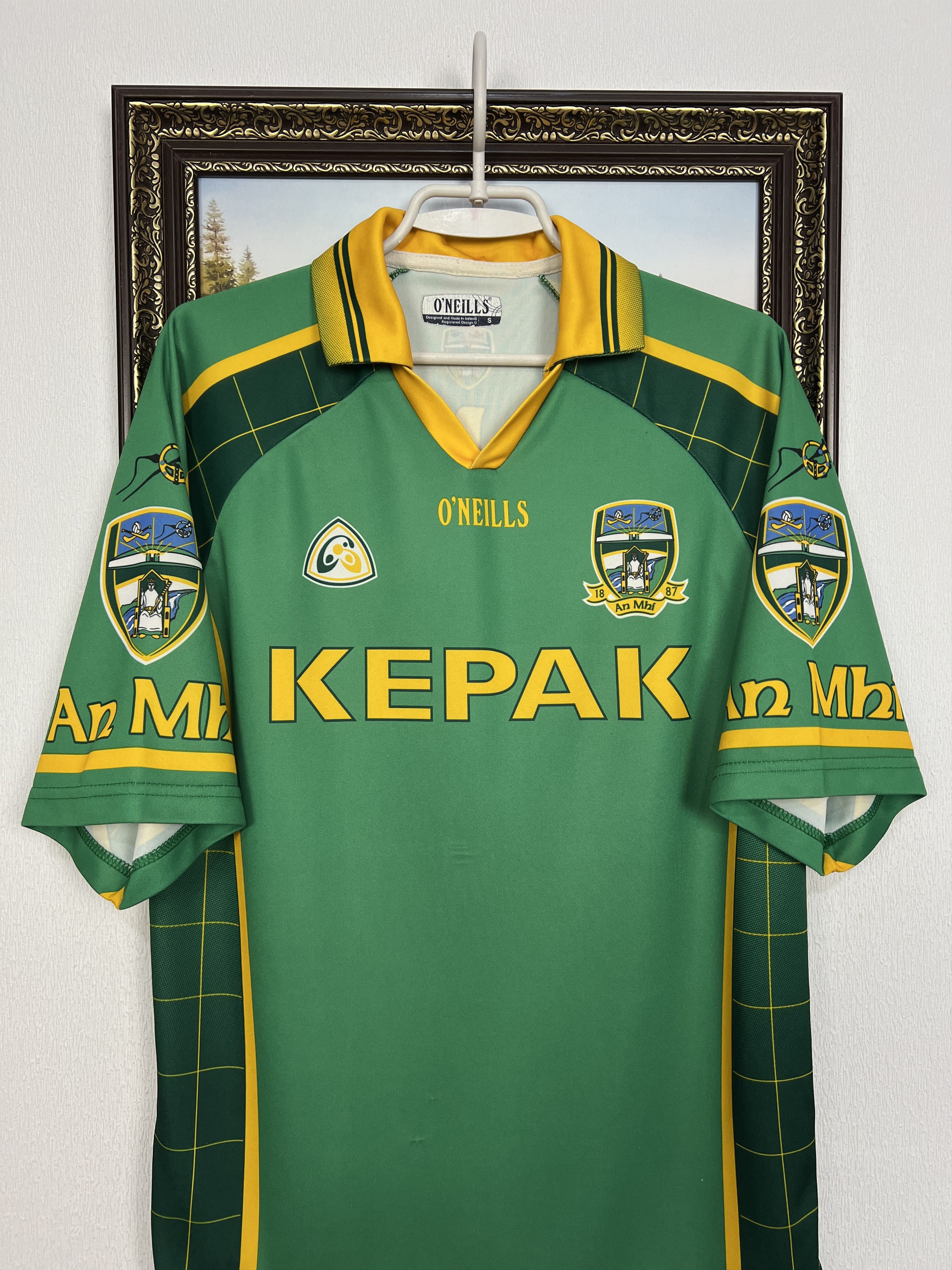 O'Neill Vintage 2000's Meath GAA Football Shirt Jersey Trikot Rare Size US M / EU 48-50 / 2 - 2 Thumbnail
