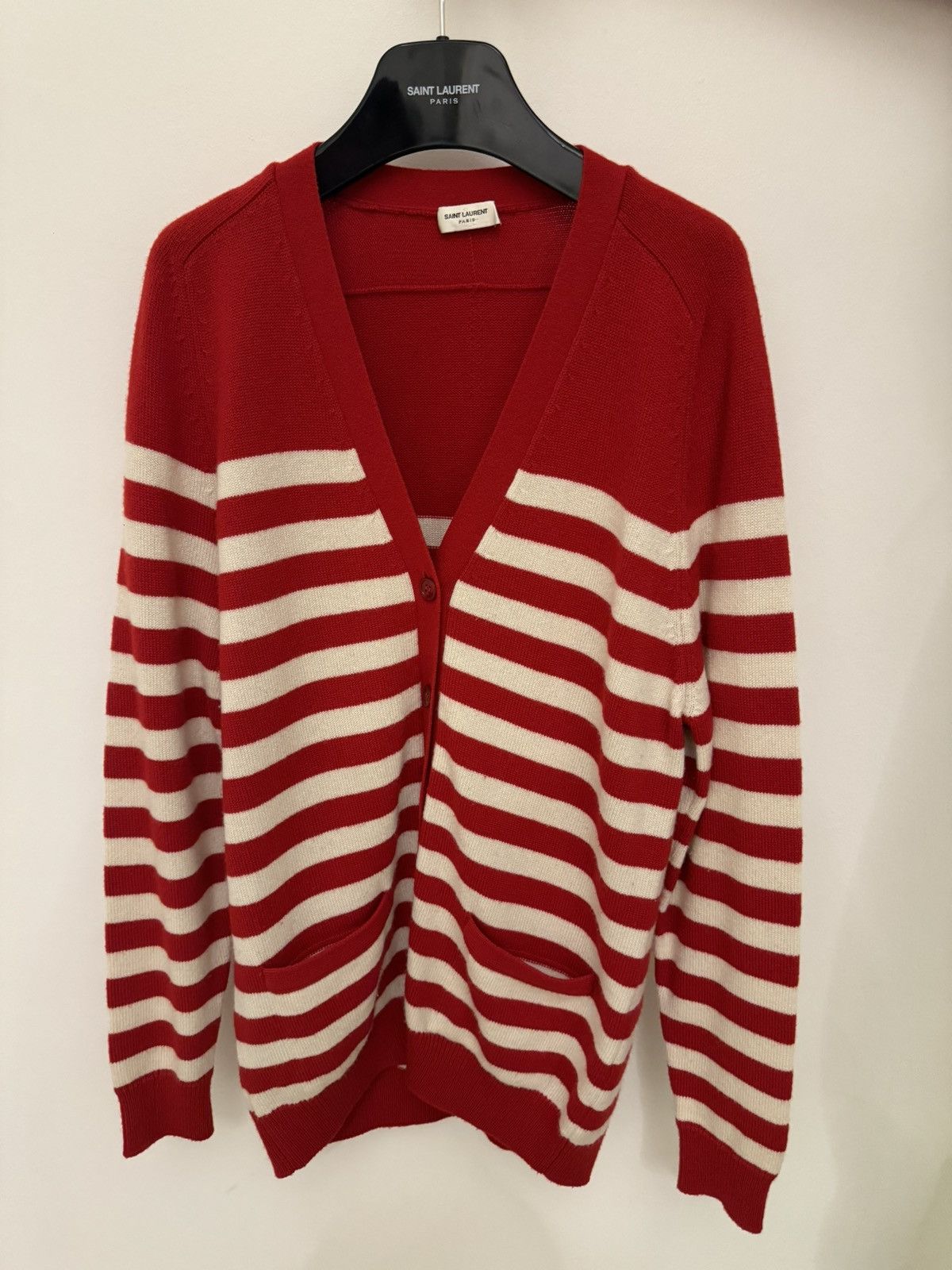 image of Saint Laurent Paris Saint Laurent By Hedi Slimane in Red, Women's (Size XS)