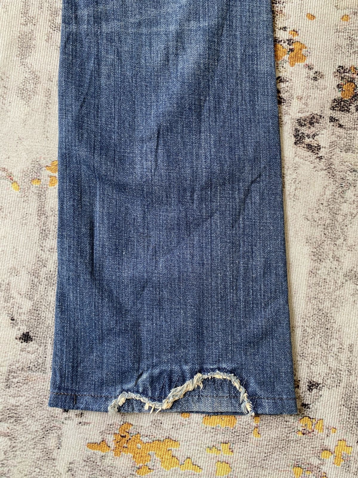 Japanese Brand Lee Distressed Flare Denim Size US 30 / EU 46 - 14 Thumbnail