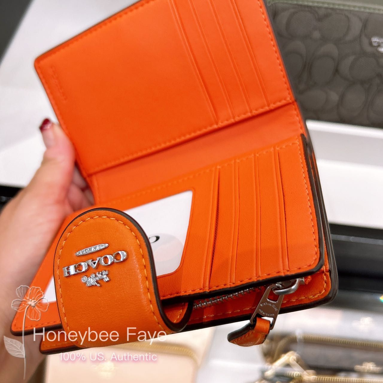 Coach Medium Corner Zip Wallet CR791 Size ONE SIZE - 3 Thumbnail