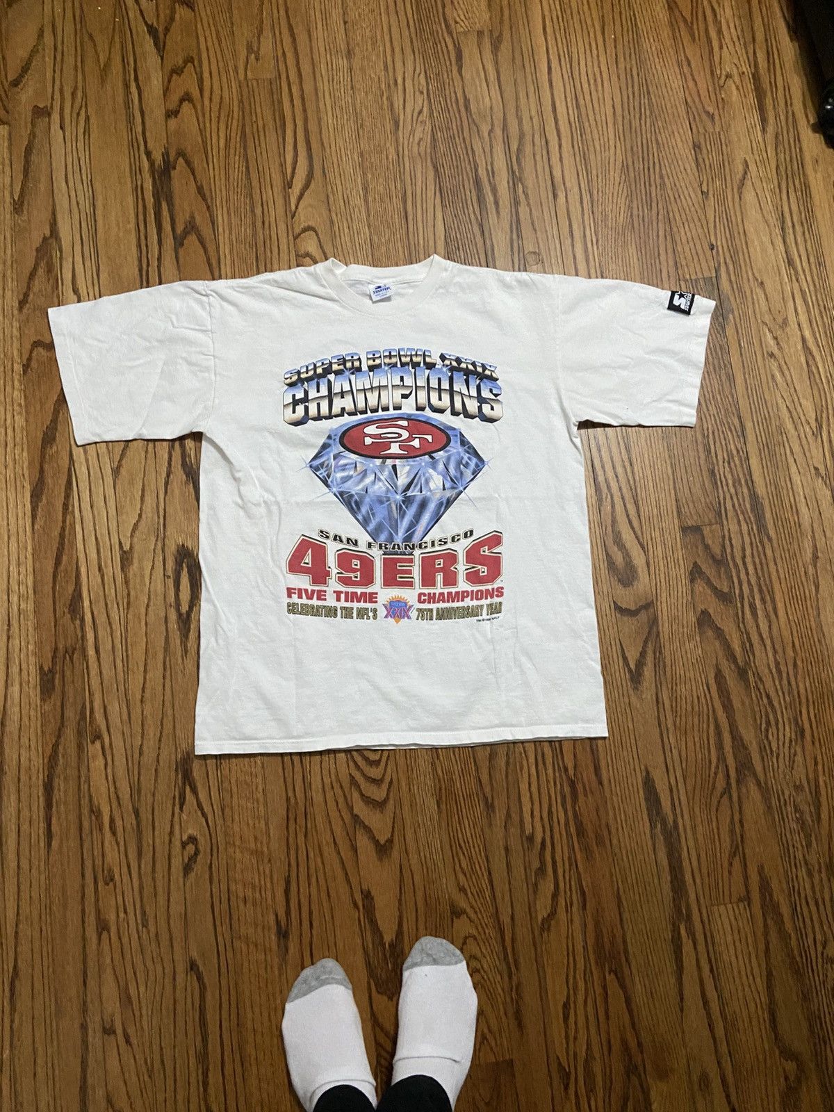Starter Vintage starter san Francisco 49ers t shirt Size US L / EU 52-54 / 3 - 1 Thumbnail