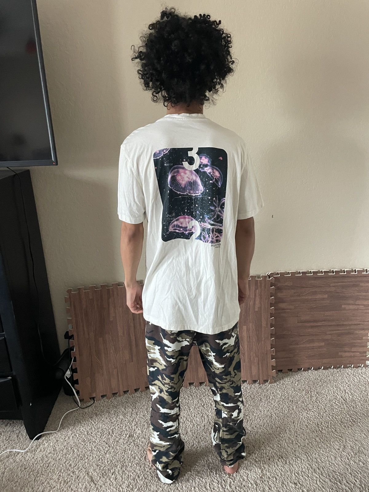 Selected Homme SLHRelaxCarter SS O Neck tee Size US M / EU 48-50 / 2 - 2 Thumbnail