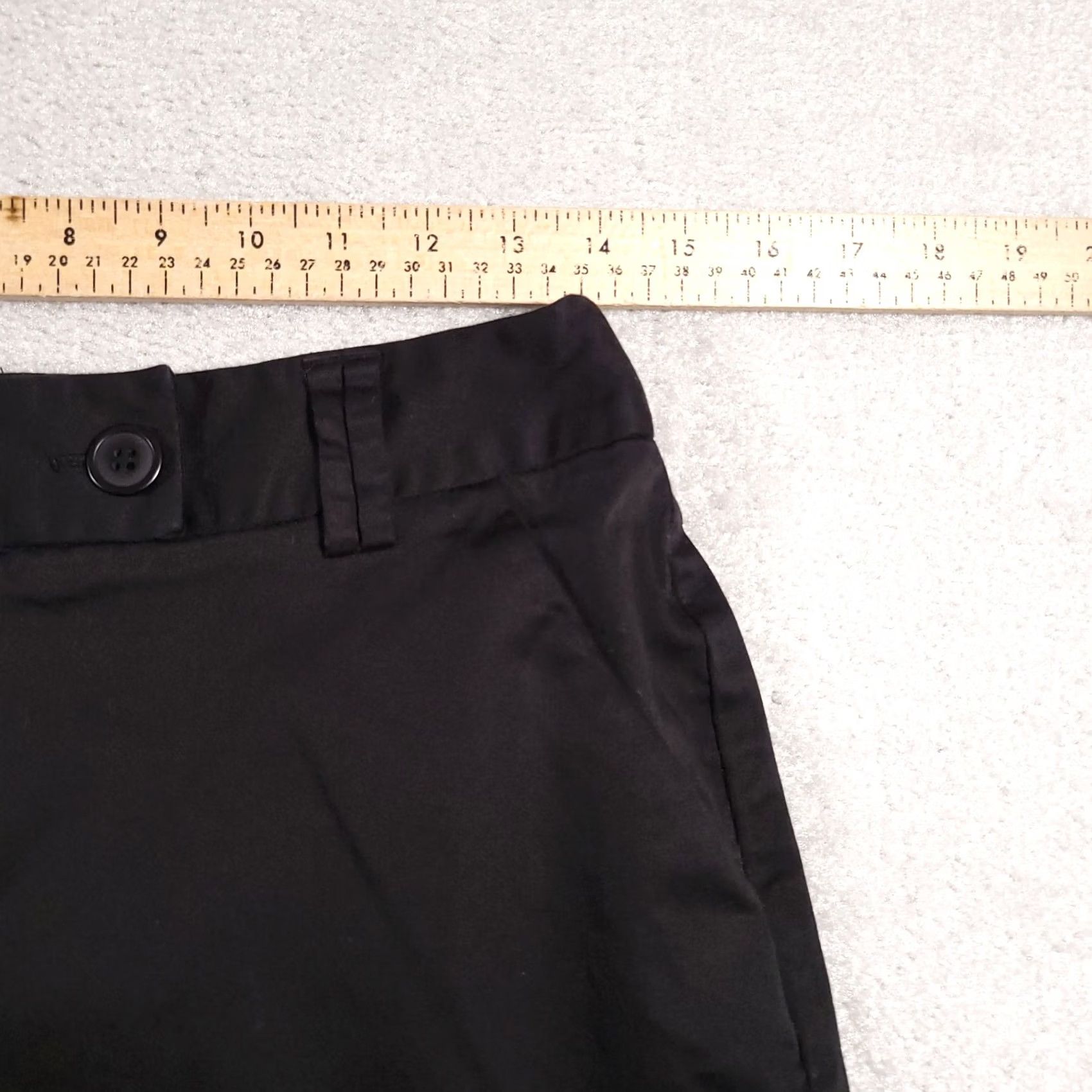 Vintage Pursuits Capri Dress Pants Women's 8P Petite Black Pockets Mid Rise Straight Leg Pants Pants Size 30" / US 8 / IT 44 - 5 Thumbnail