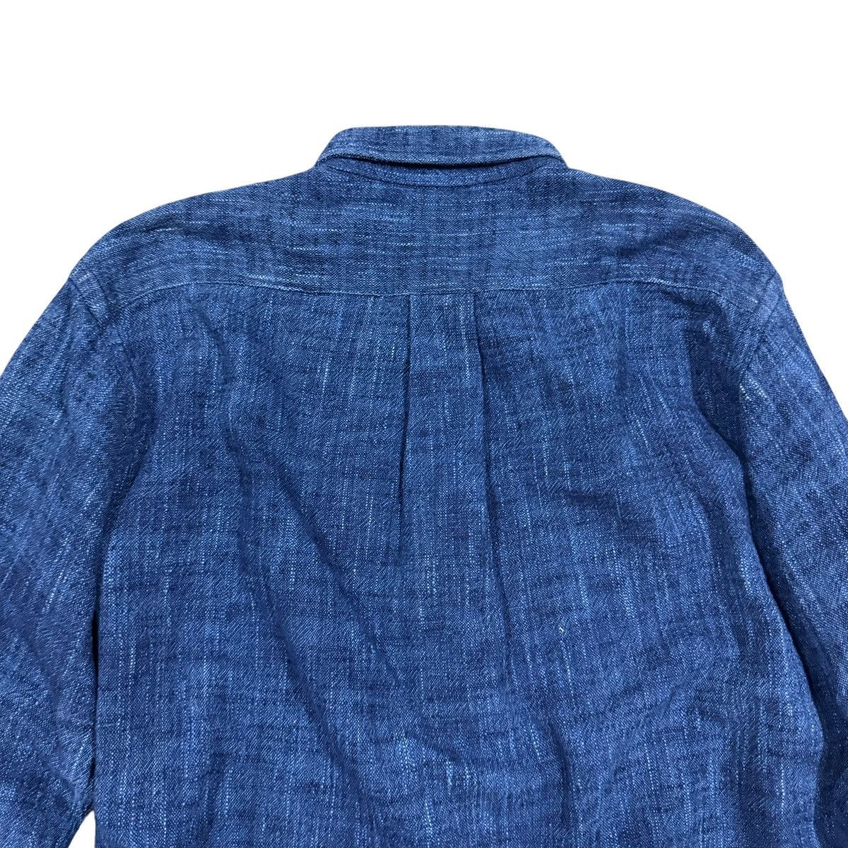 Mister Freedom × Sugar Cane Vtg🔥Japanese Salt & Pepper Patterned Sashiko Chamray Shirt Size US M / EU 48-50 / 2 - 7 Thumbnail