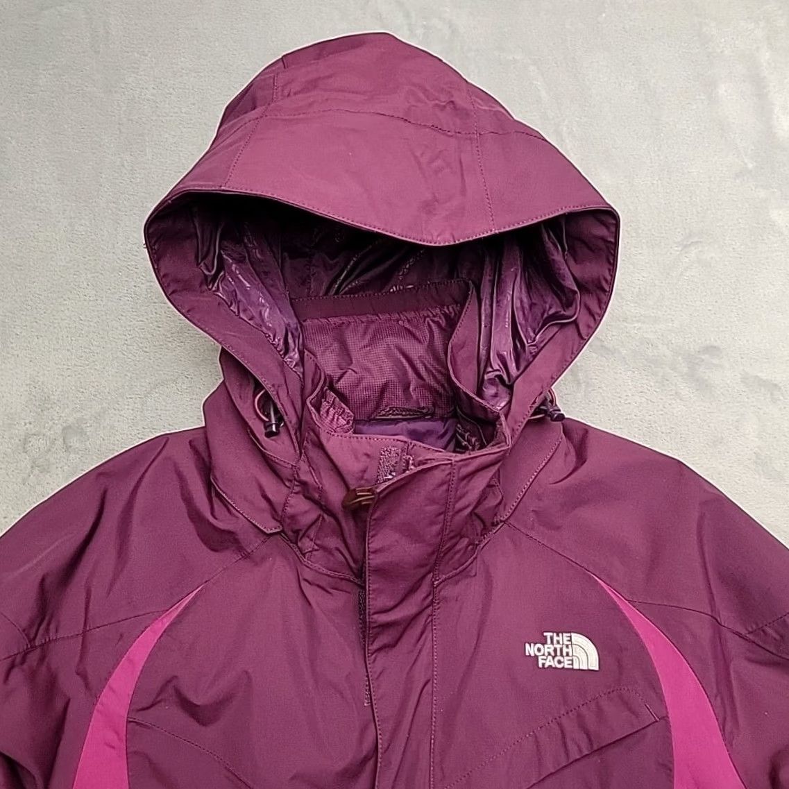 The North Face VINTAGE North Face Jacket Womens XL HyVent 3 in 1 Removeable Hood Snowboard Ski Coat Purple Size XL / US 12-14 / IT 48-50 - 3 Thumbnail