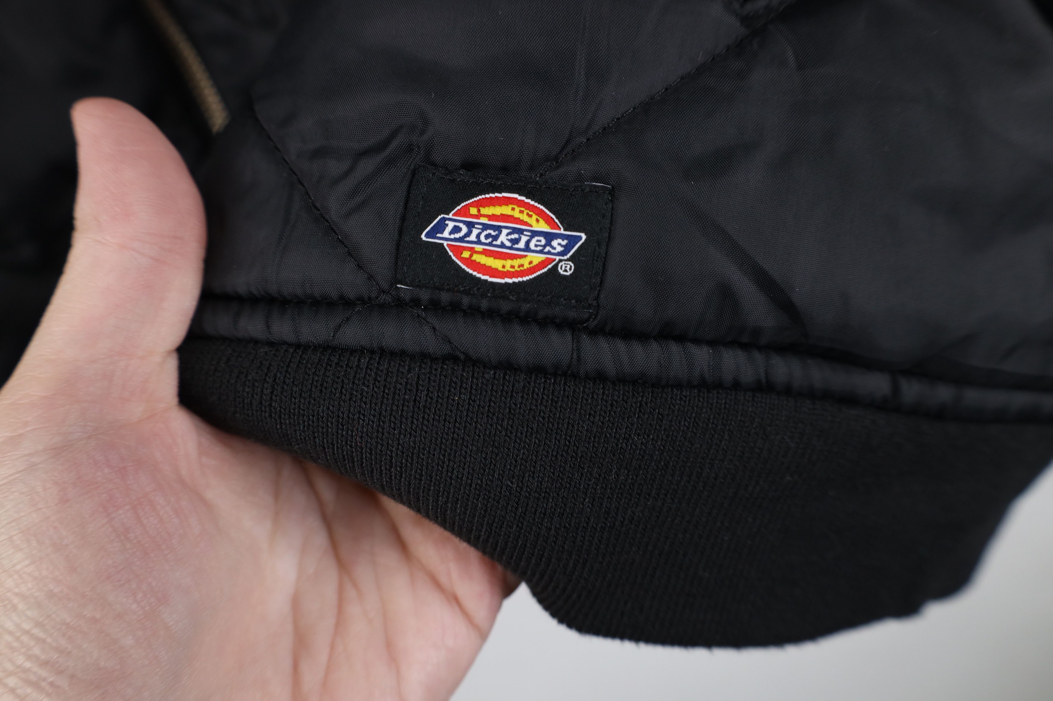 Dickies Vintage Y2K Dickies Lined Quilted Puffer Vest Jacket Black Size XL / US 12-14 / IT 48-50 - 4 Thumbnail