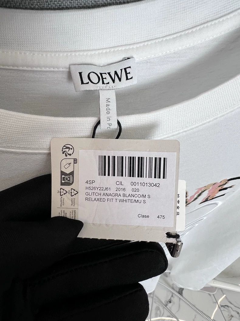 Loewe LOEWE White short-sleeved T-shirt Size S / US 4 / IT 40 - 3 Thumbnail