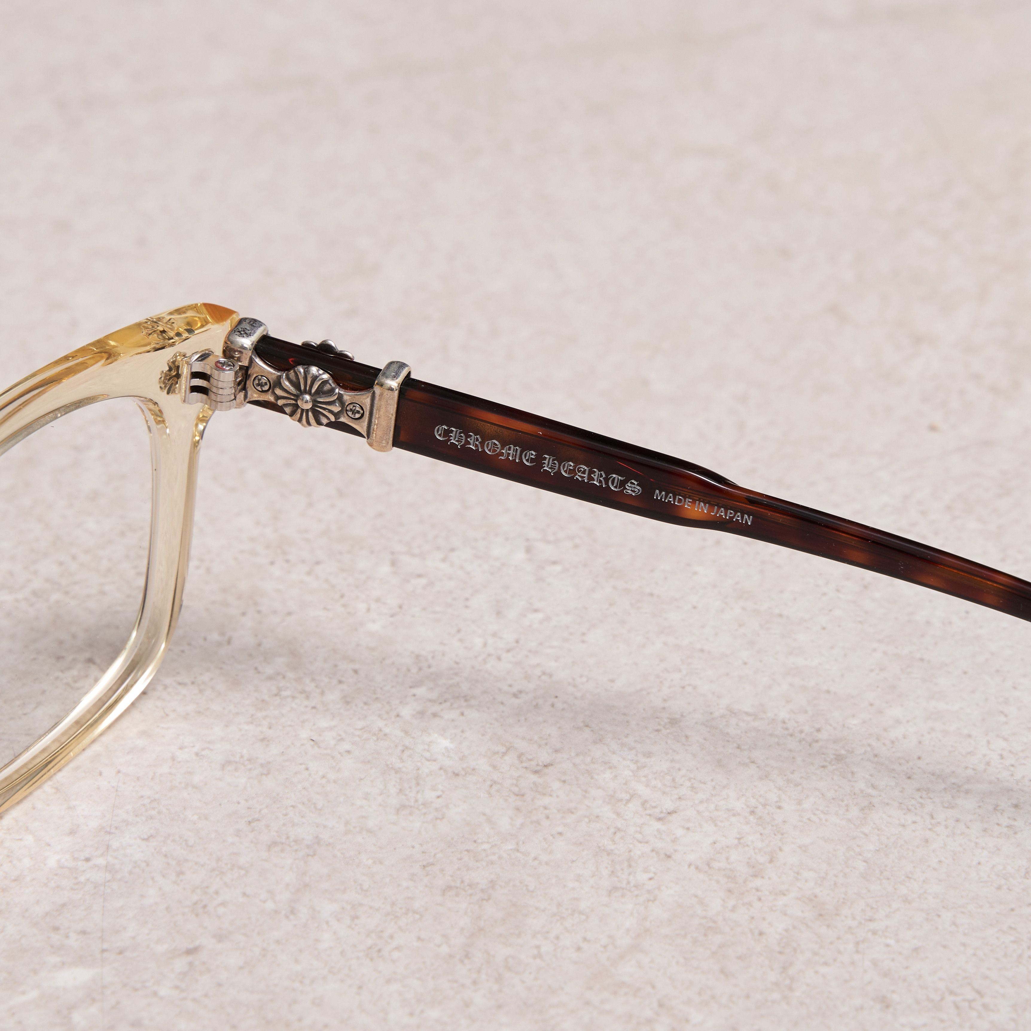 Chrome Hearts ✨RARE CHROME HEARTS COX UCKER Pale Ale-Havana Tortoise Size ONE SIZE - 4 Thumbnail