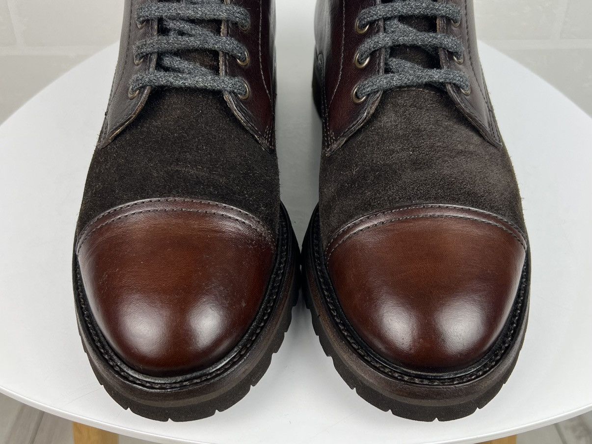 Brunello Cucinelli BRUNELLO CUCINELLI Boots Leather Suede Shoes Vibram Brown Size US 7 / EU 40 - 7 Thumbnail