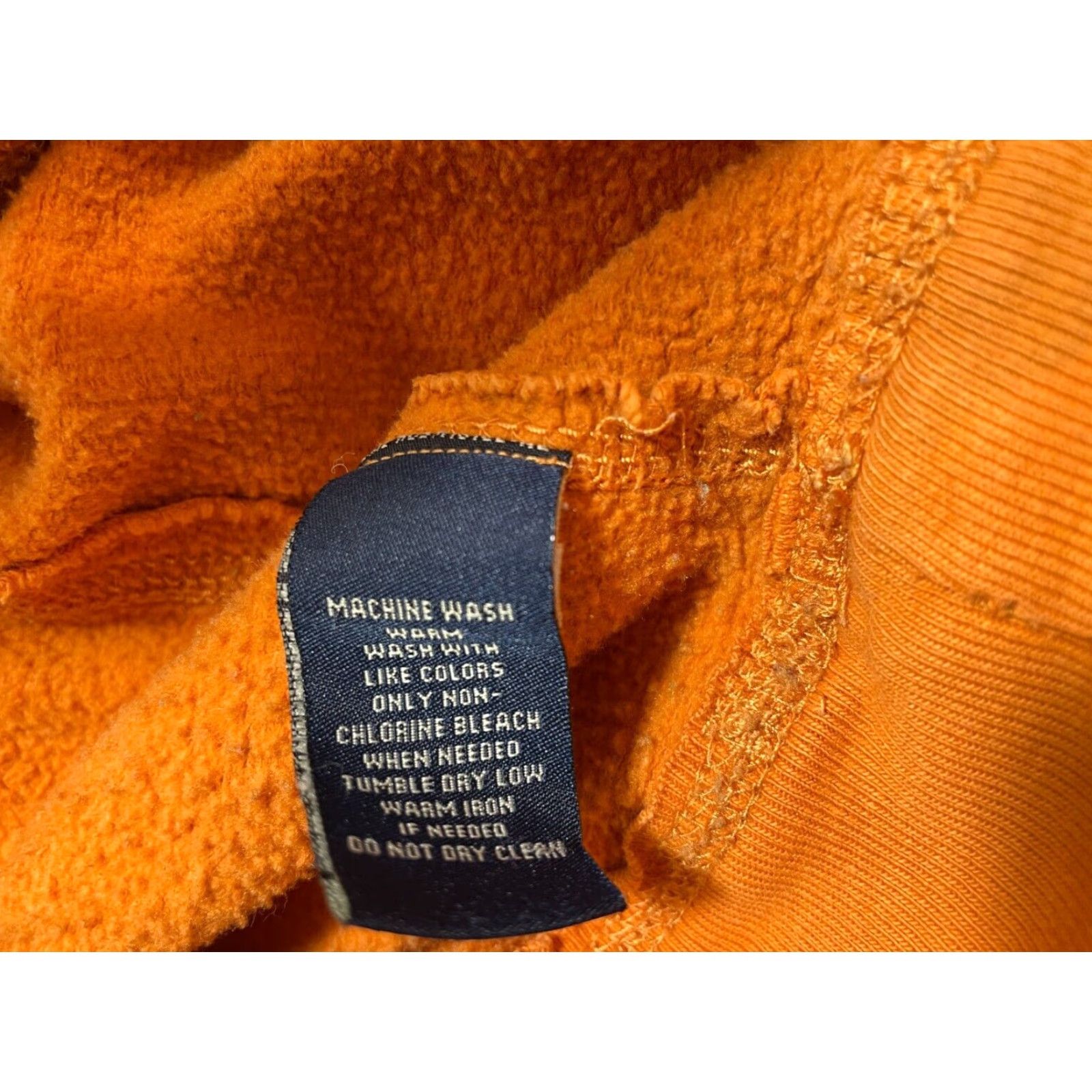 Polo Ralph Lauren Polo Ralph Lauren Hoodie Polo Jeans Co Orange Long Sleeve Vintage Mens Medium Size US M / EU 48-50 / 2 - 3 Thumbnail