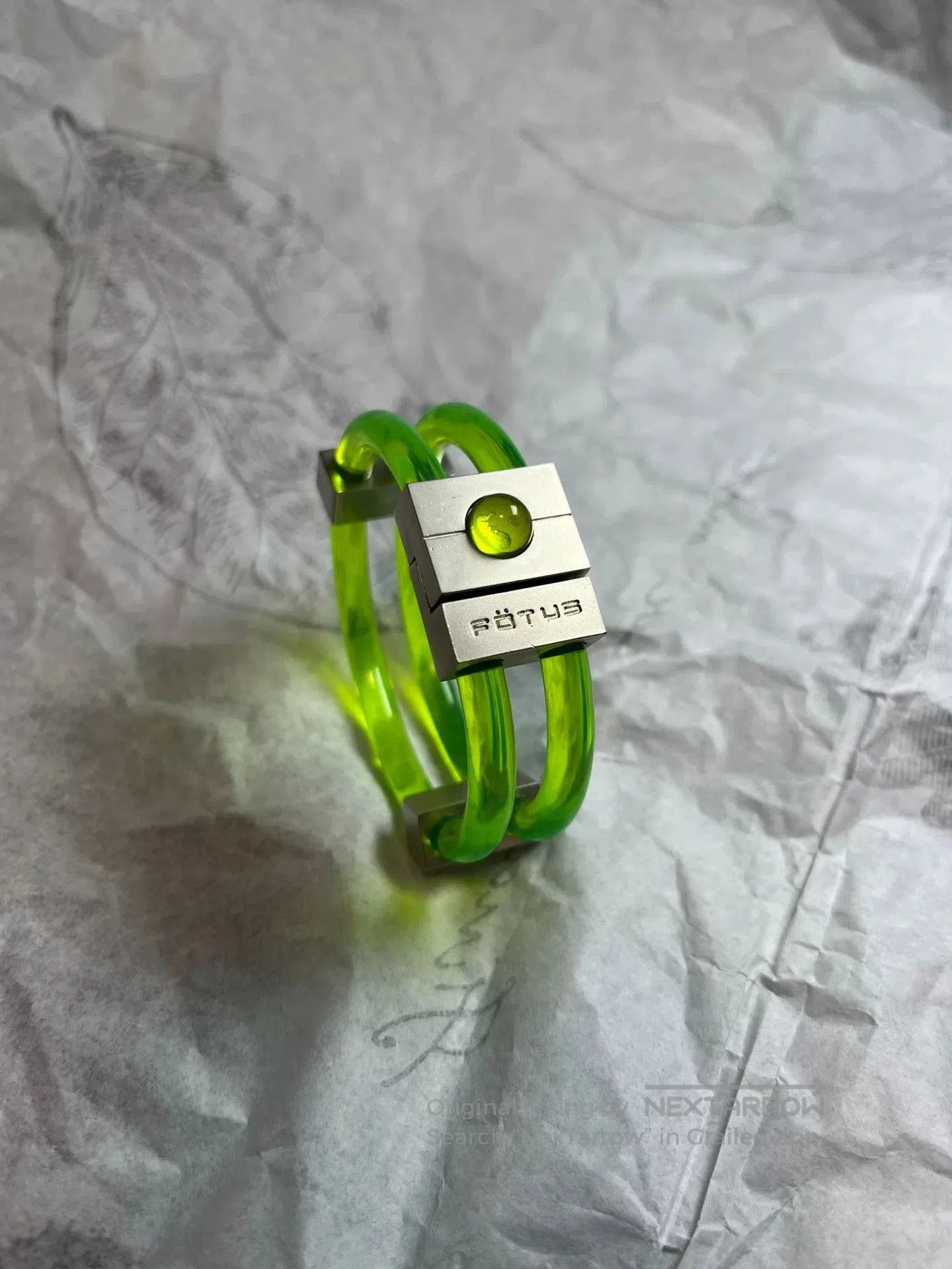 Fotus Fotus Fluorescent Green Bracelet. Size ONE SIZE - 2 Thumbnail