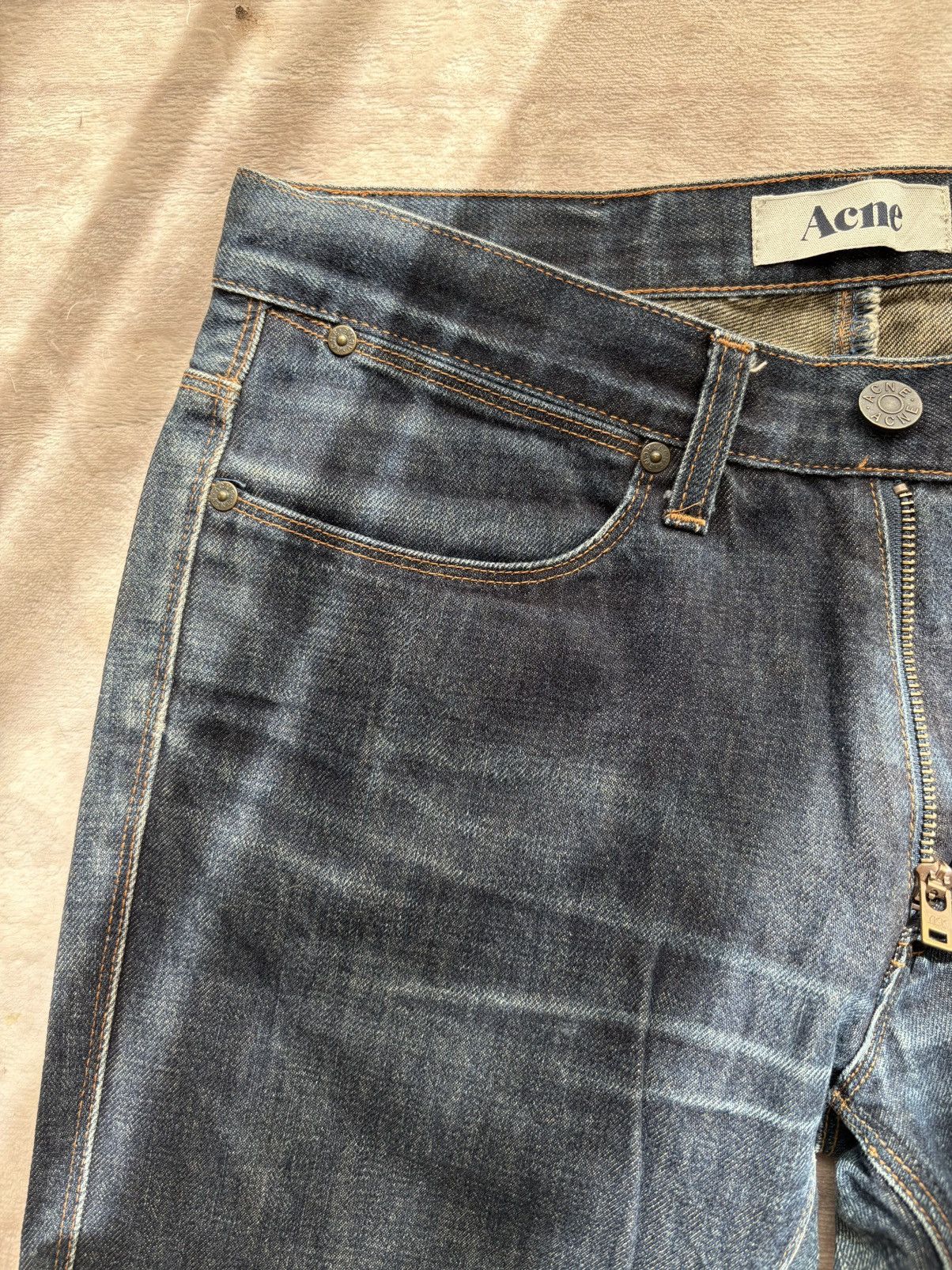 Acne Studios Acne Studios Max Raw Denim Jeans Size US 30 / EU 46 - 8 Thumbnail