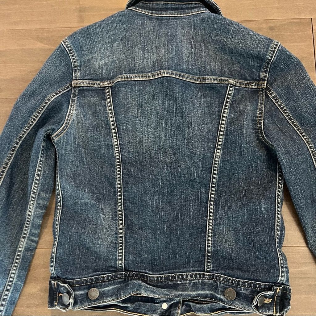 Joe Freshgoods Joe Fresh distressed denim Jean jacket xs button down Size XS / US 0-2 / IT 36-38 - 5 Thumbnail