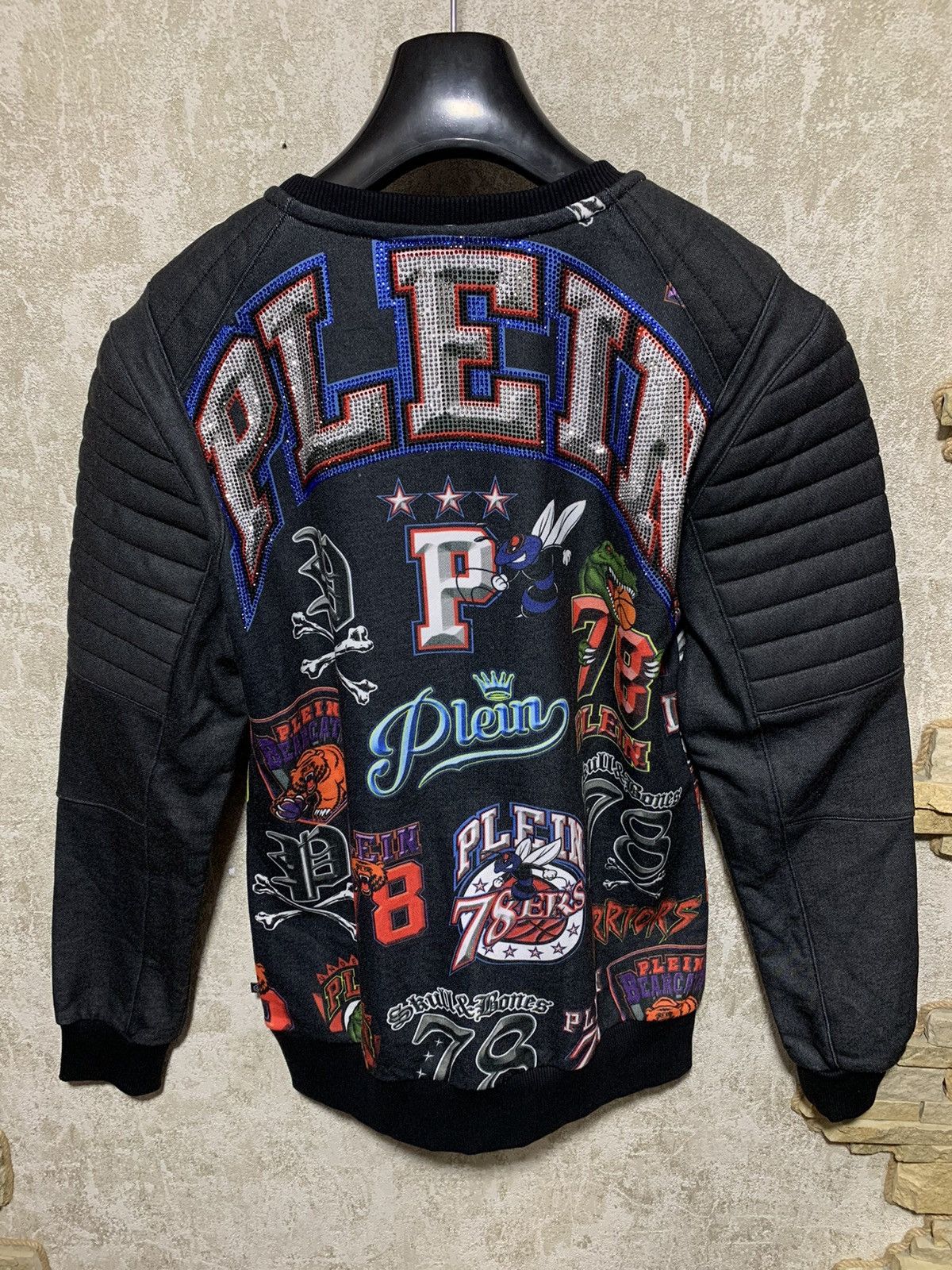 Philipp Plein Philipp Plein basketball rhinestone printed sweatshirt Size US L / EU 52-54 / 3 - 5 Thumbnail