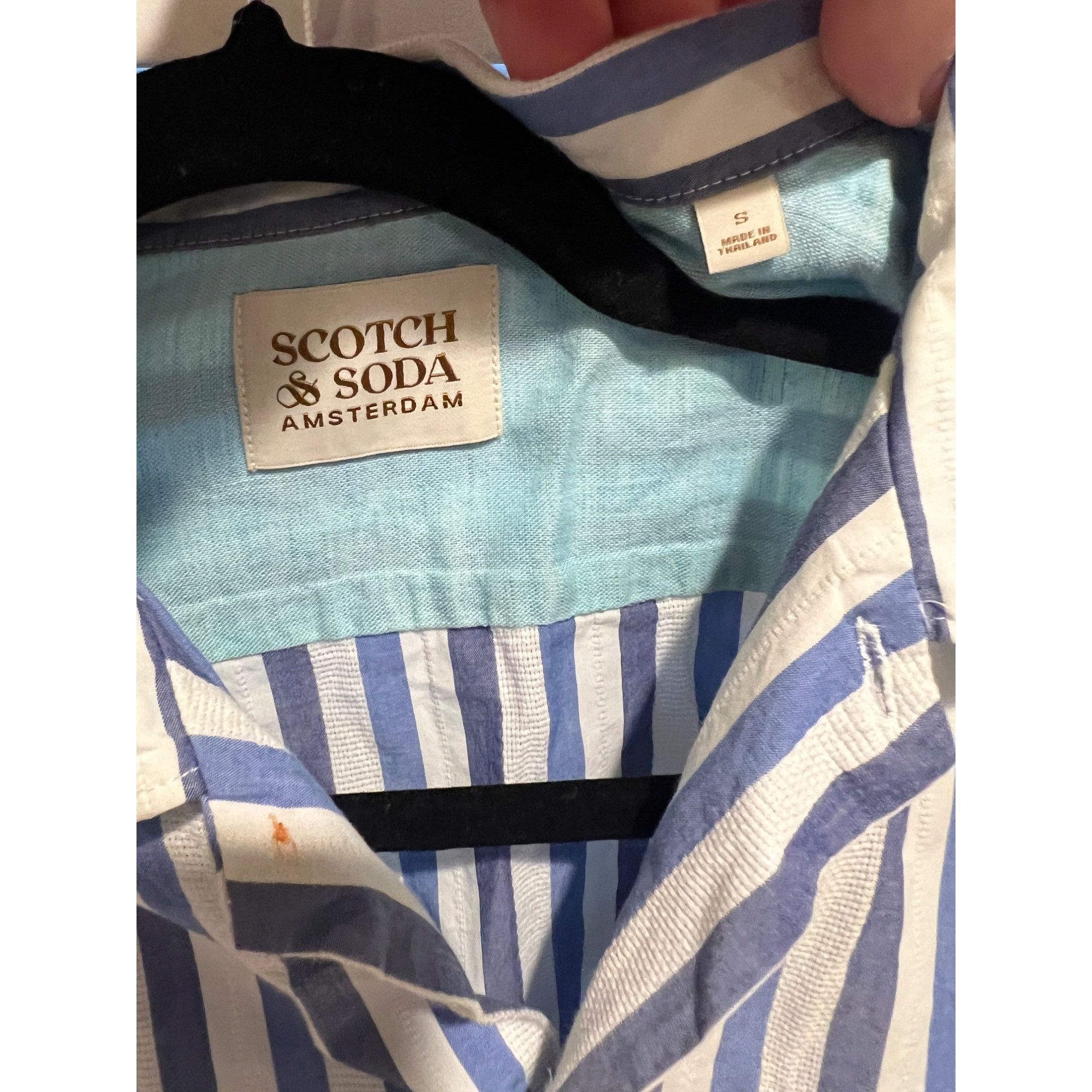 Scotch & Soda Shirt Sleeve Button Up Shirt - Size S