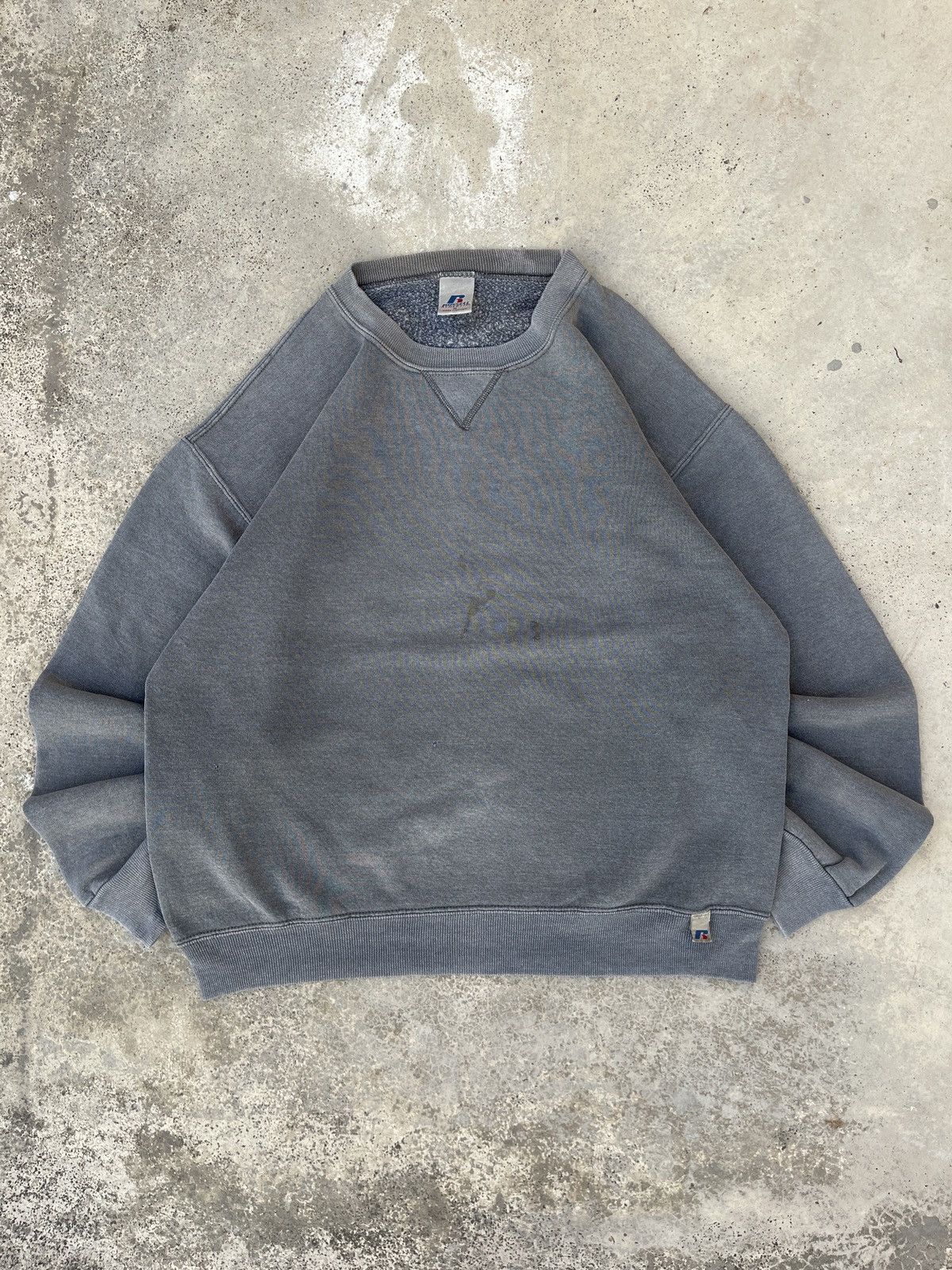 Russell Athletic × Vintage Vintage 90s Russell Athletic Blank Hoodie Size US L / EU 52-54 / 3 - 1 Thumbnail
