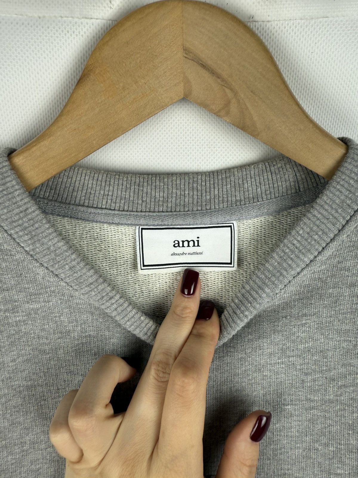 AMI Ami Alexandre Mattiussi Men’s Big Logo Sweatshirt Pullover Size US S / EU 44-46 / 1 - 9 Thumbnail