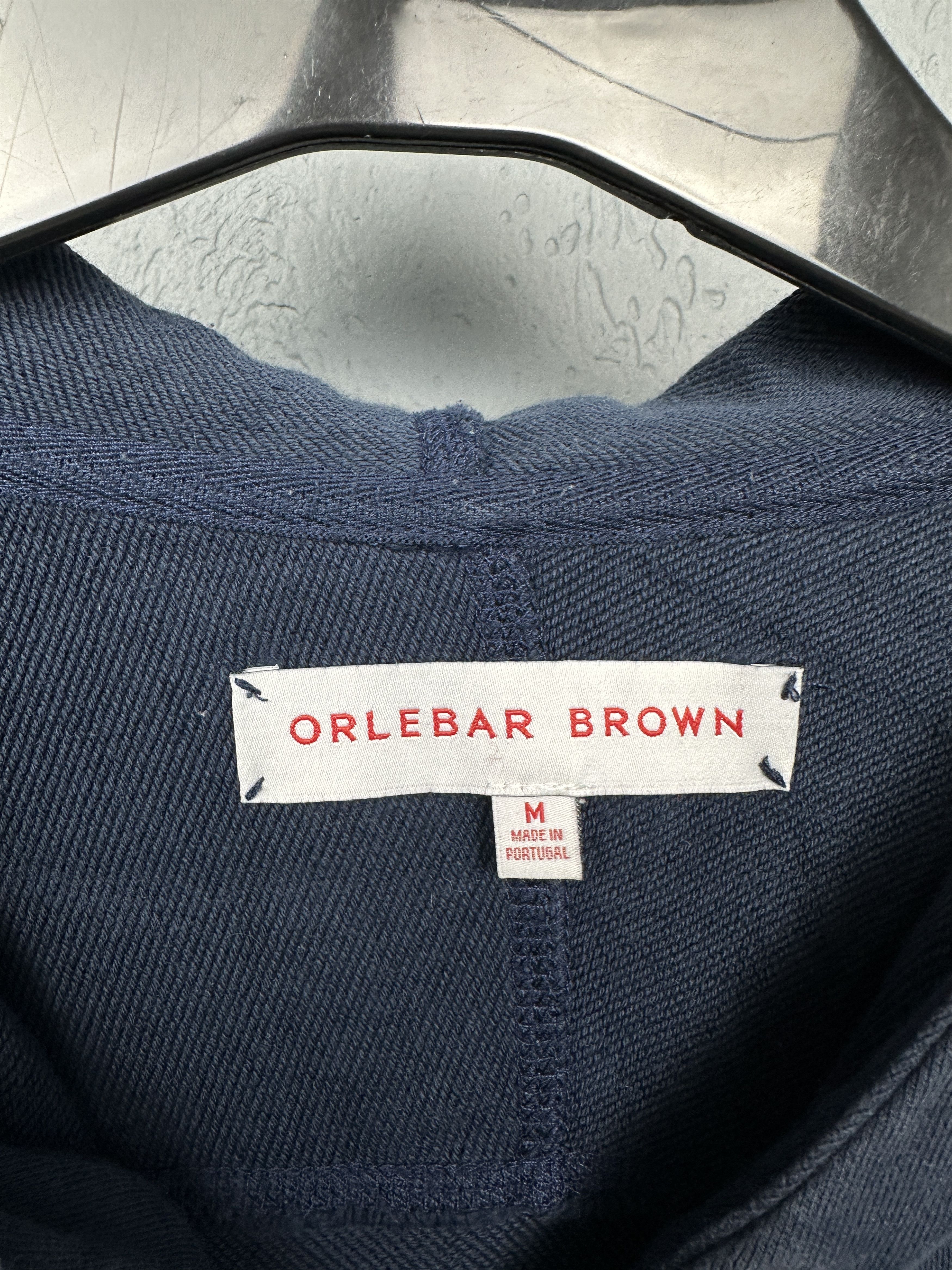 Orlebar Brown × Vintage Orlebar Brown Mens Full Zip Hoodie Size US M / EU 48-50 / 2 - 3 Thumbnail