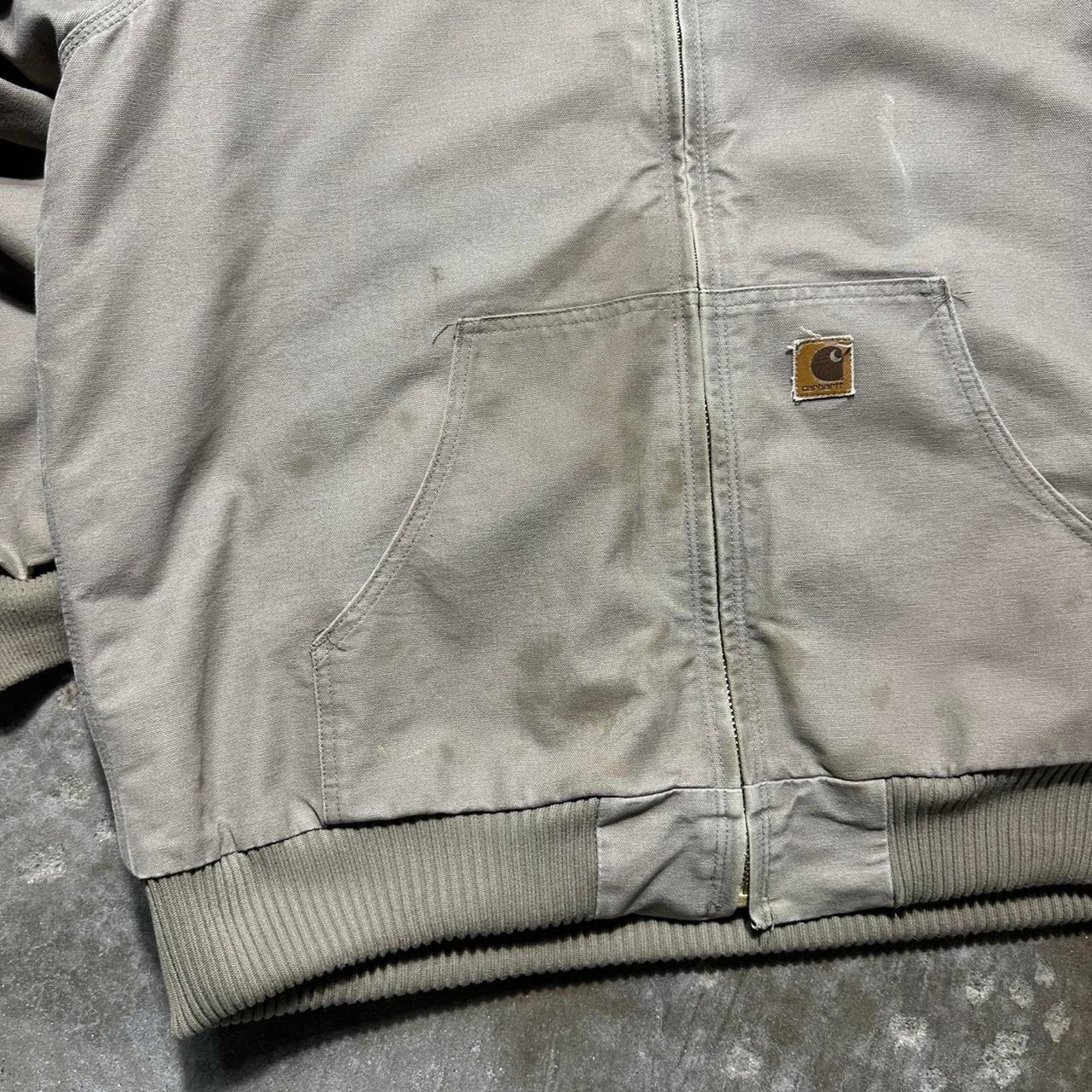 Carhartt Vintage Carhartt Quilted Lined Hooded Canvas Jacket Brown Size US XL / EU 56 / 4 - 5 Thumbnail