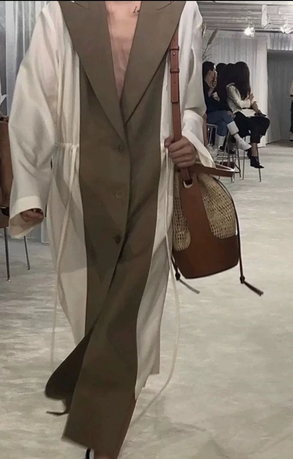 Loewe Loewe Trench Blazer Spliced Dress Size S / US 4 / IT 40 - 1 Thumbnail