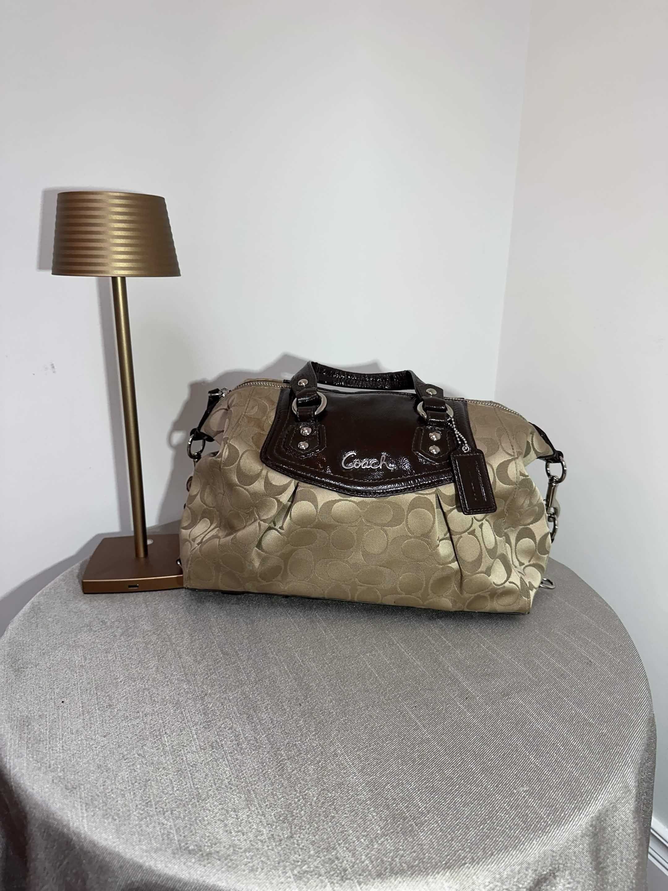 Coach Coach Ashley Signature Sateen Satchel Size ONE SIZE - 1 Thumbnail