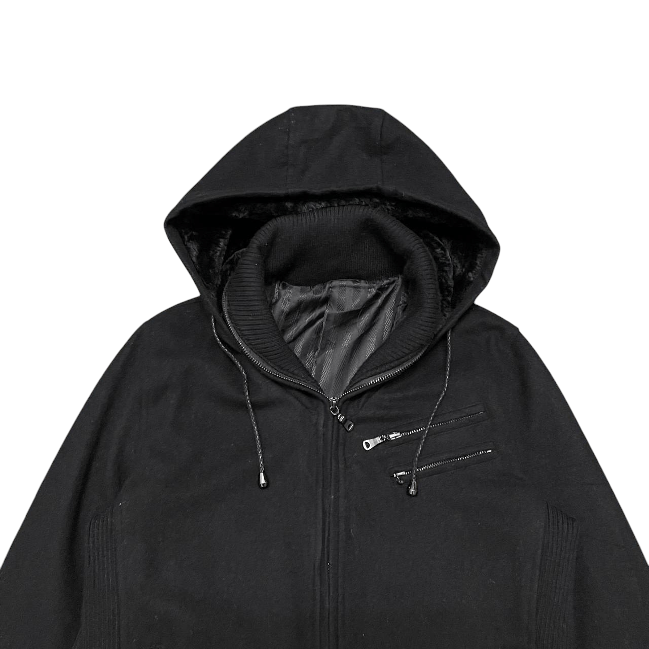 semanticdesign Semantic Design Wool Hooded Jacket Size US S / EU 44-46 / 1 - 6 Thumbnail