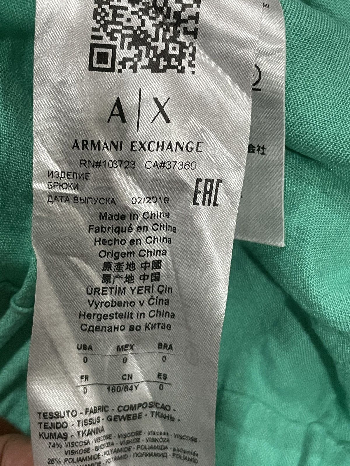 Armani Exchange Armani Exchange Mint Pants Size 25" / US 0 / IT 36 - 4 Thumbnail